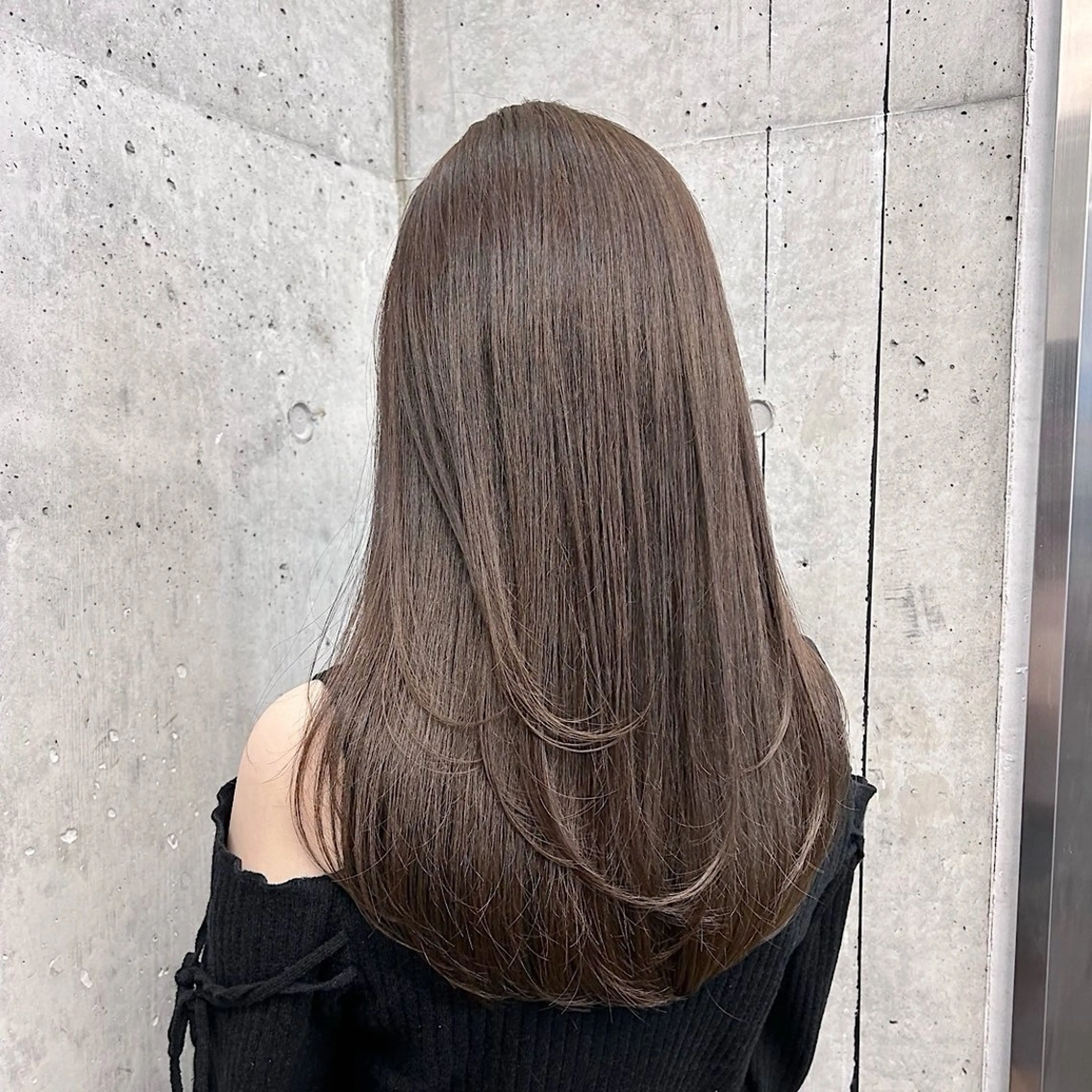 ロング カラー ブラウンカラー チョコレートブラウン ヘアカラー ANLY. 明治神宮前所属・アレンジ/暖色カラー 🐇🤍もものヘアスタイル