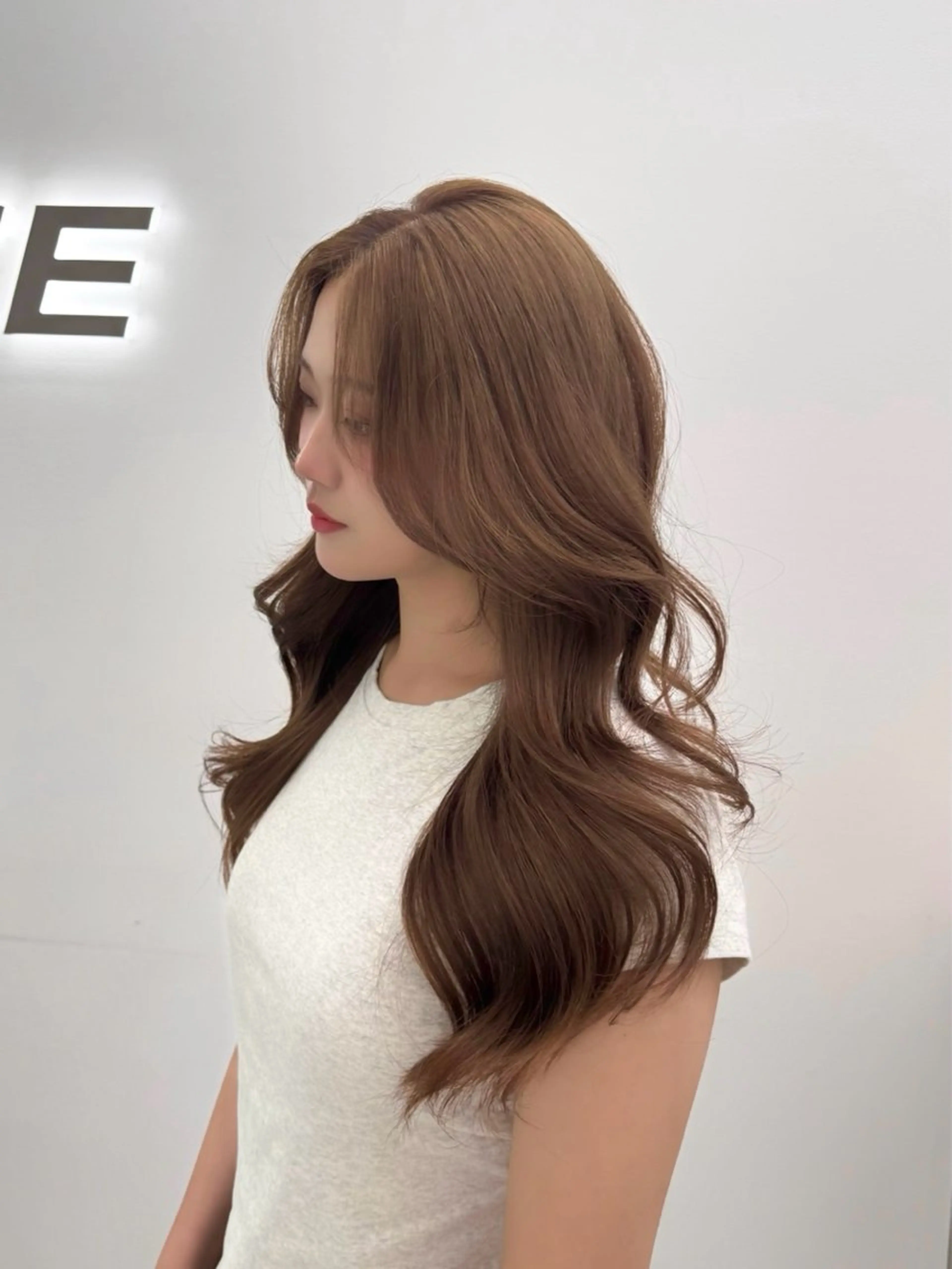 ロング 韓国風ヘア レイヤーカット ヘアカラー トリートメント ヘアセット GO TODAY 原宿Verno店所属・韓国系支持率No.1 レイヤー特化/きょうのヘアスタイル