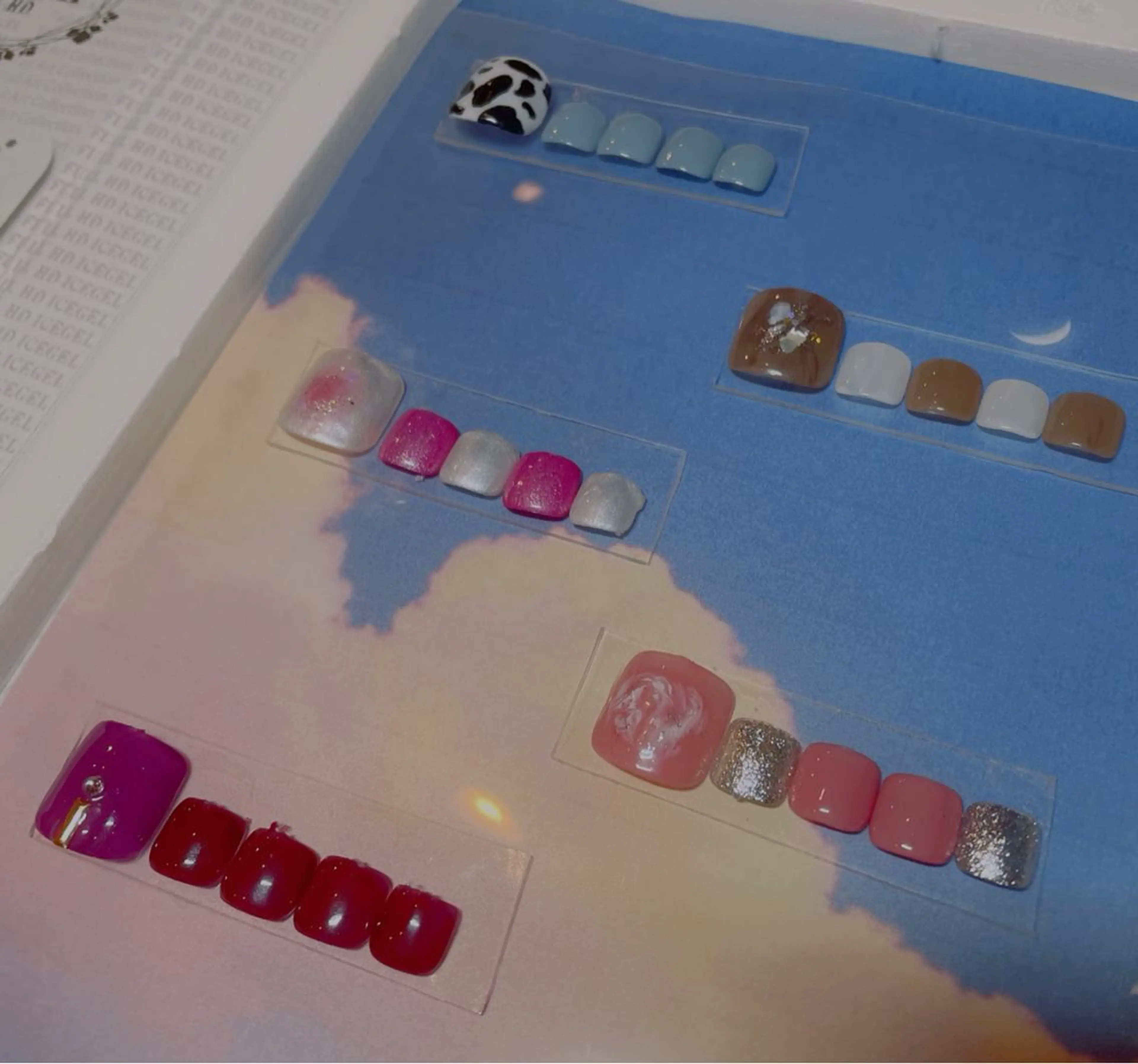 ネイル フットネイル Raffinato 怜奈のネイルデザイン