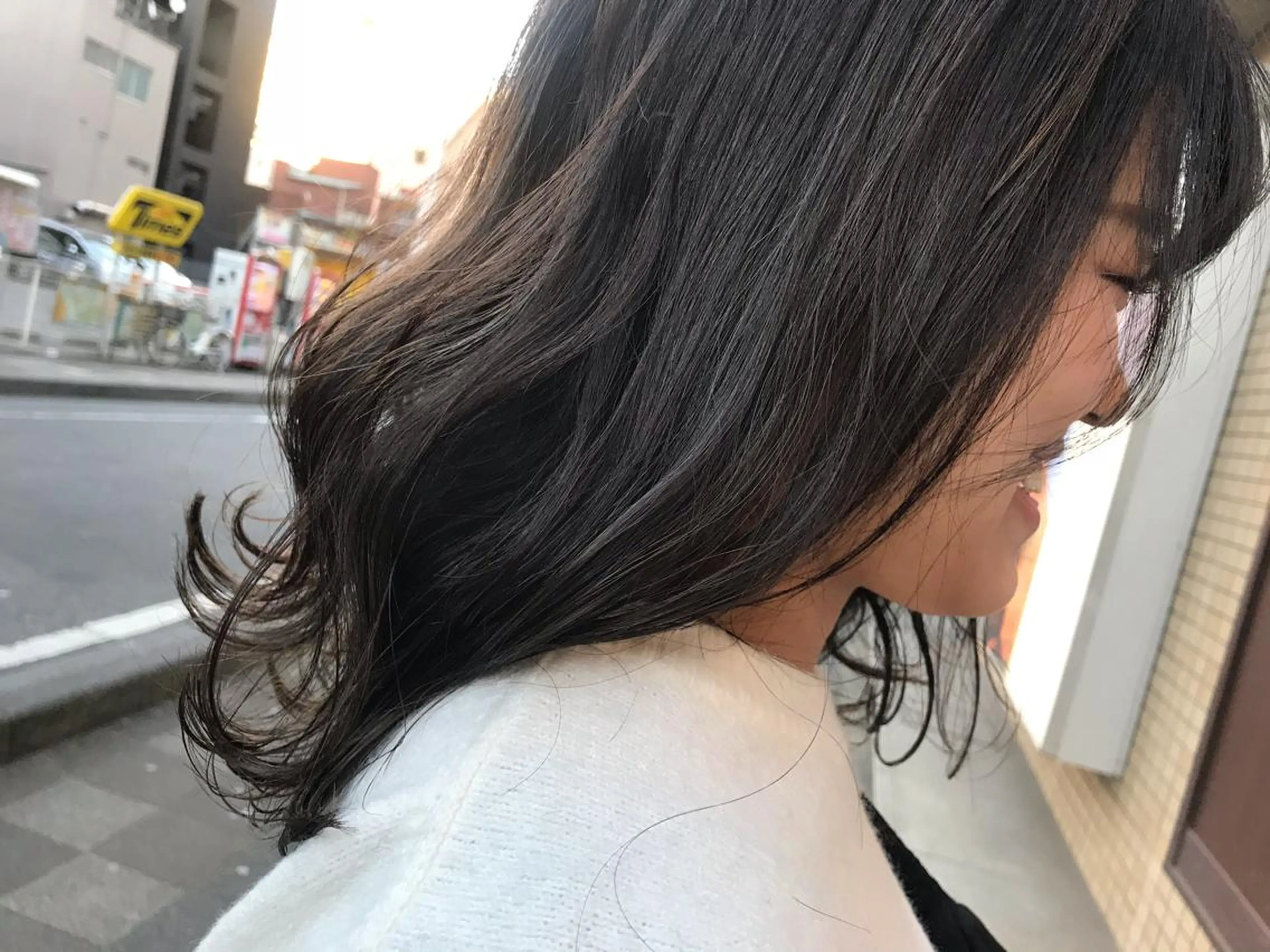 セミロング カット ヘアカラー ショートスタイル /tomo.のヘアスタイル