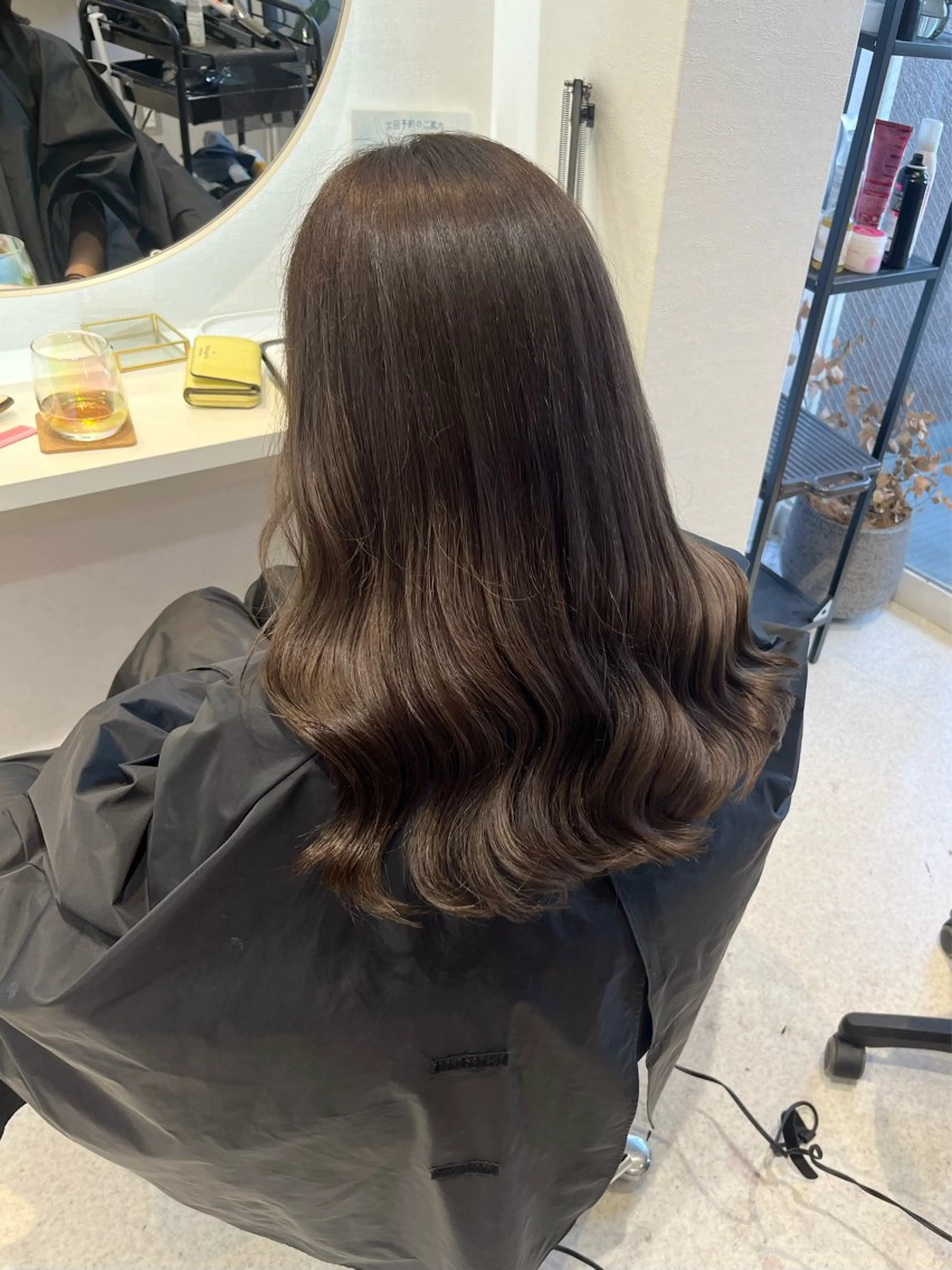 ロング カラー アディクシーカラー ヘアカラー トリートメント KANA🎀韓国 🇰🇷ハイライトのヘアスタイル