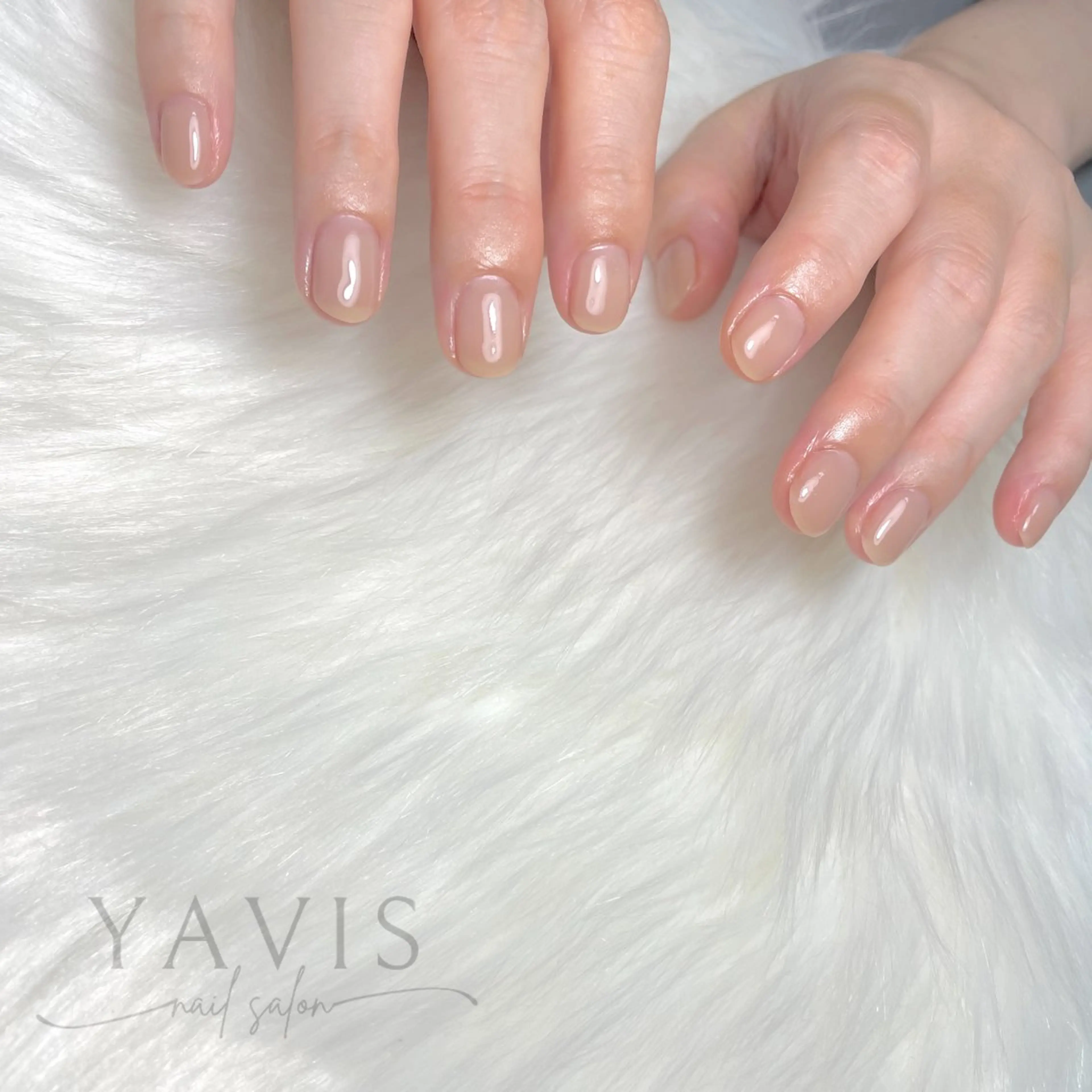 ネイル ワンカラーネイル シンプルネイル YAVIS_ nailのネイルデザイン