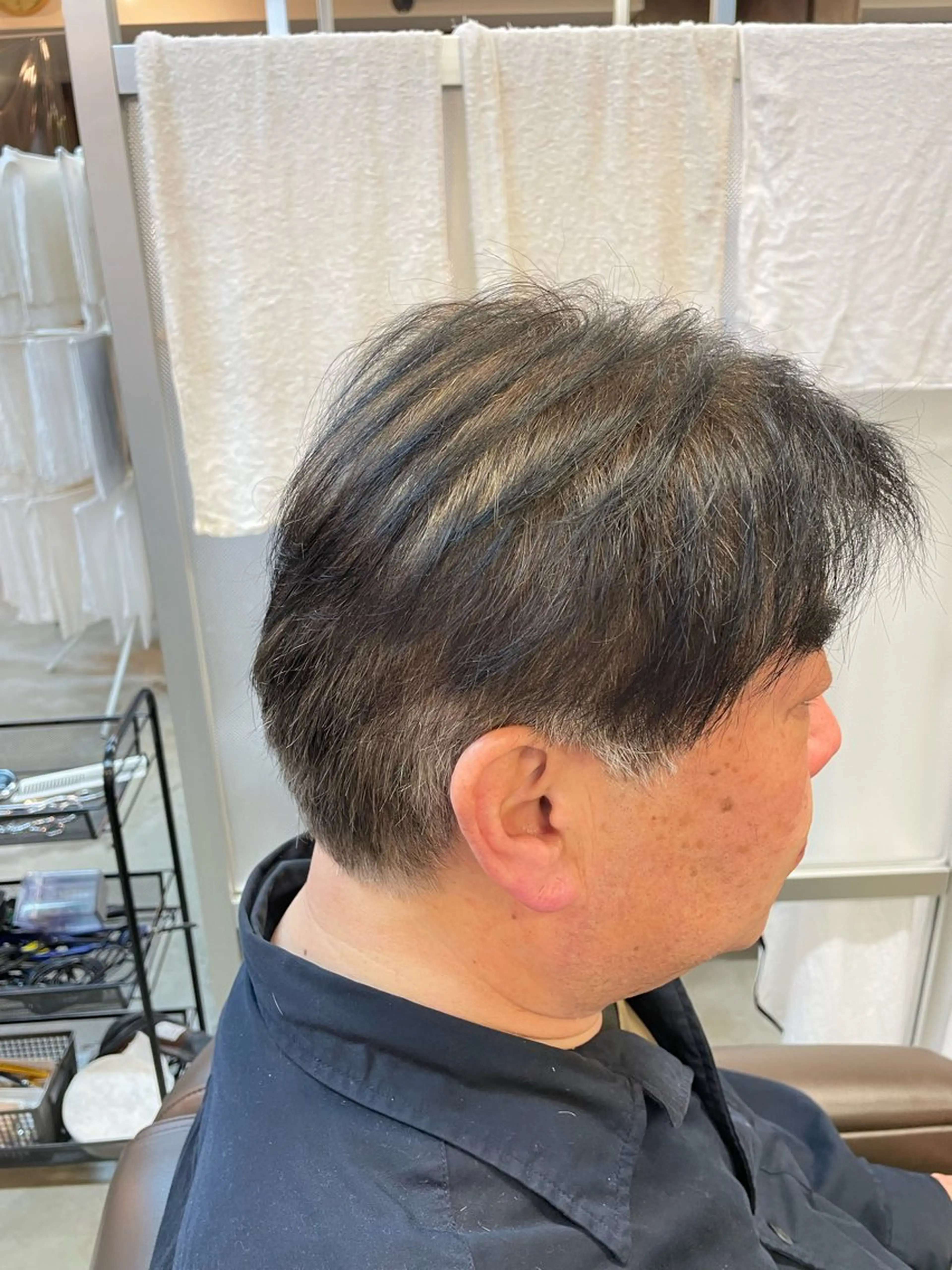 ショート メンズ メンズパーマ特化 カバヤマ　リョウのヘアスタイル