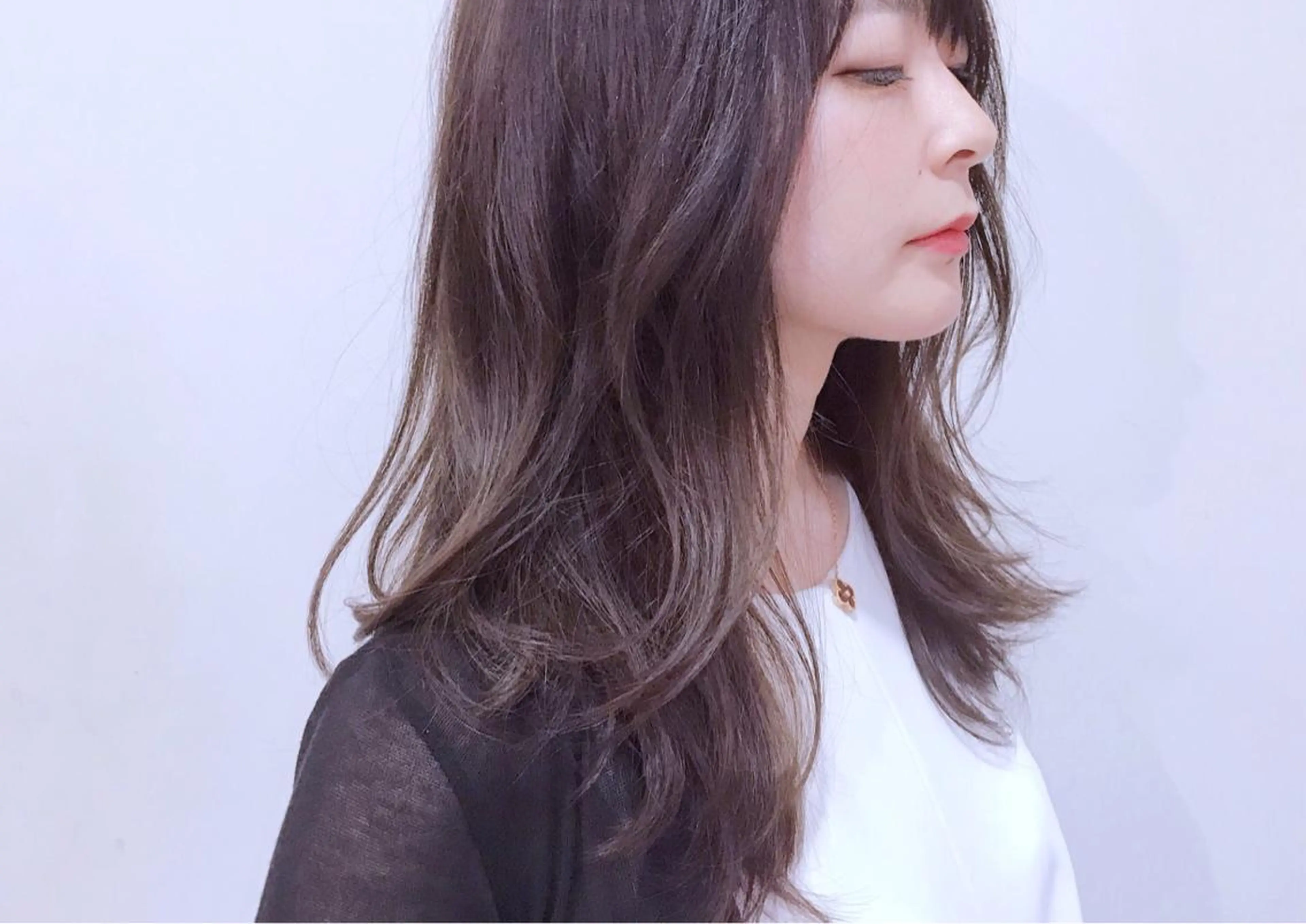 ミディアム カット パーマ トリートメント イメチェンカット✂️ 錦糸町佐藤店長のヘアスタイル