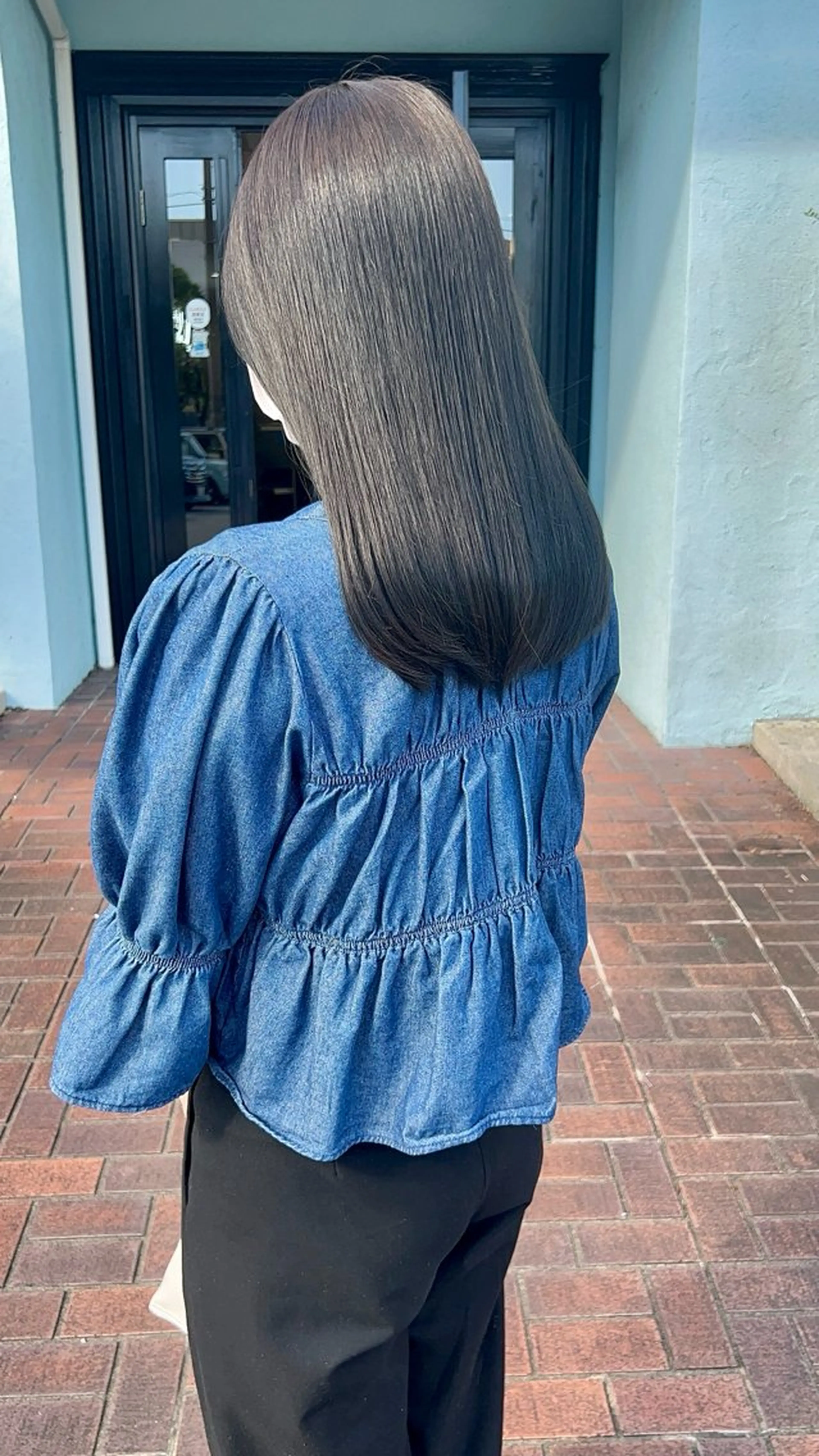 ロング 都築 奈未のヘアスタイル