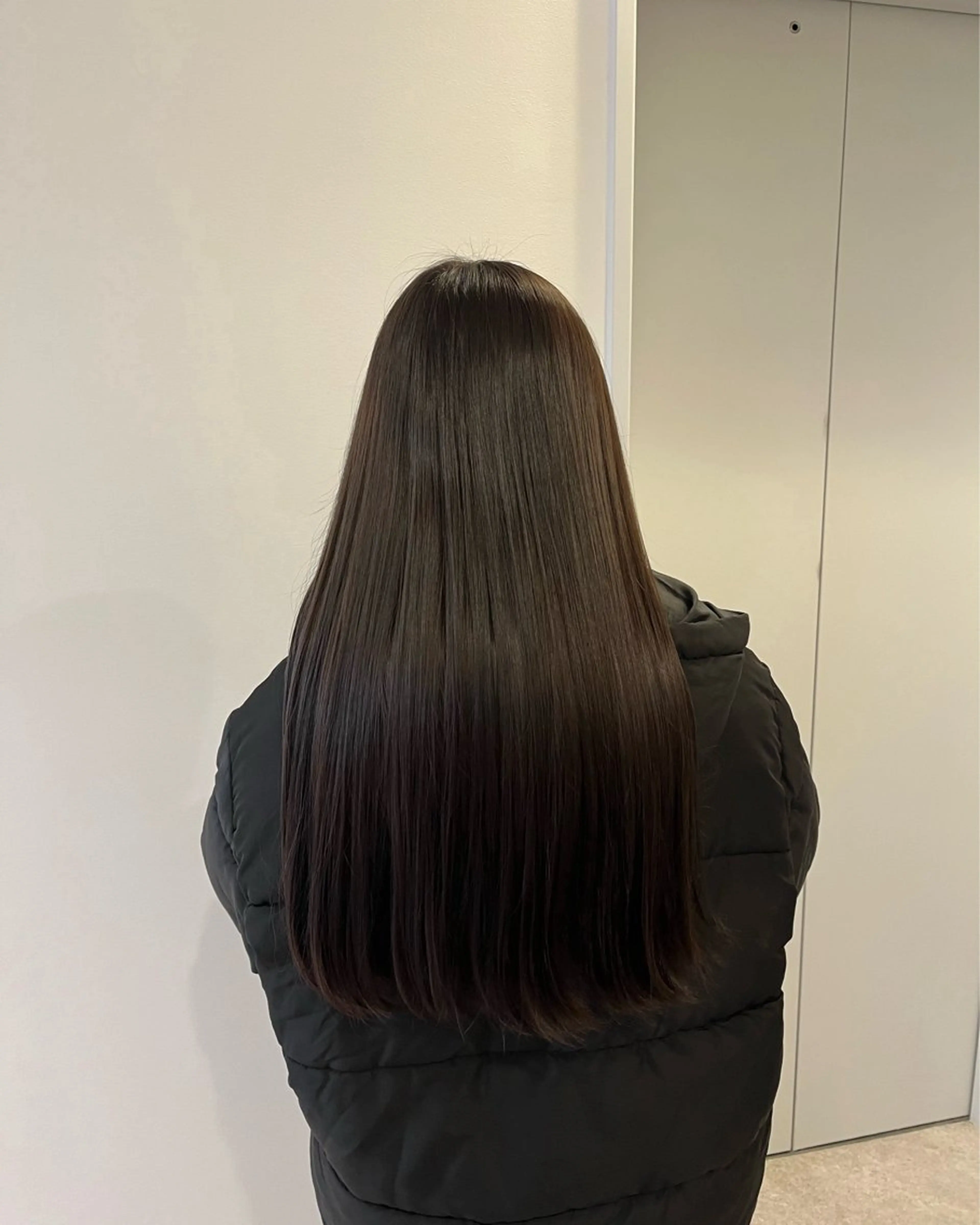 カラー films所属・AYA/films 韓国/レイヤー／ボブのヘアスタイル