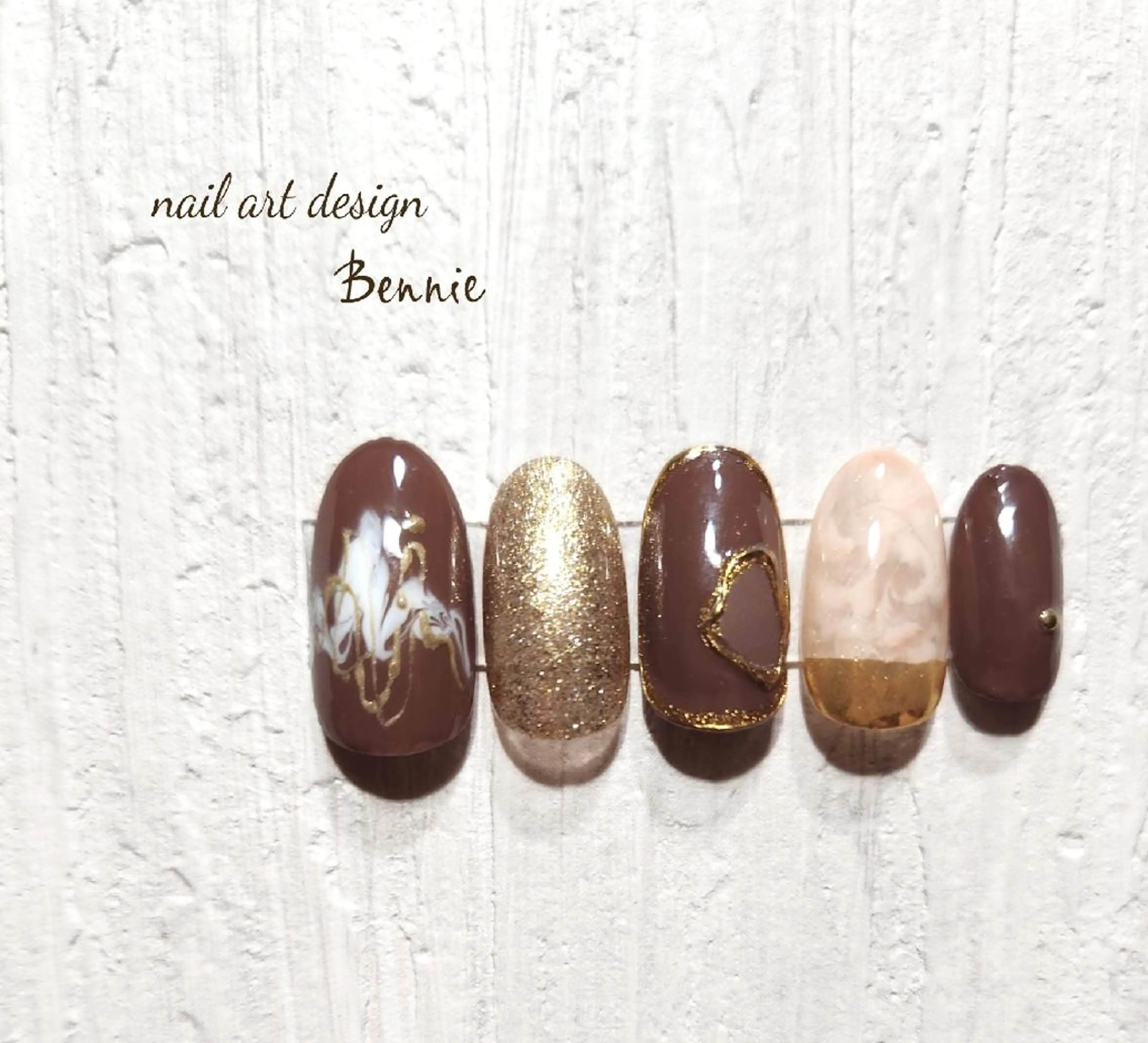 ネイル バレンタイン ハンドネイル   BENNIEのネイルデザイン