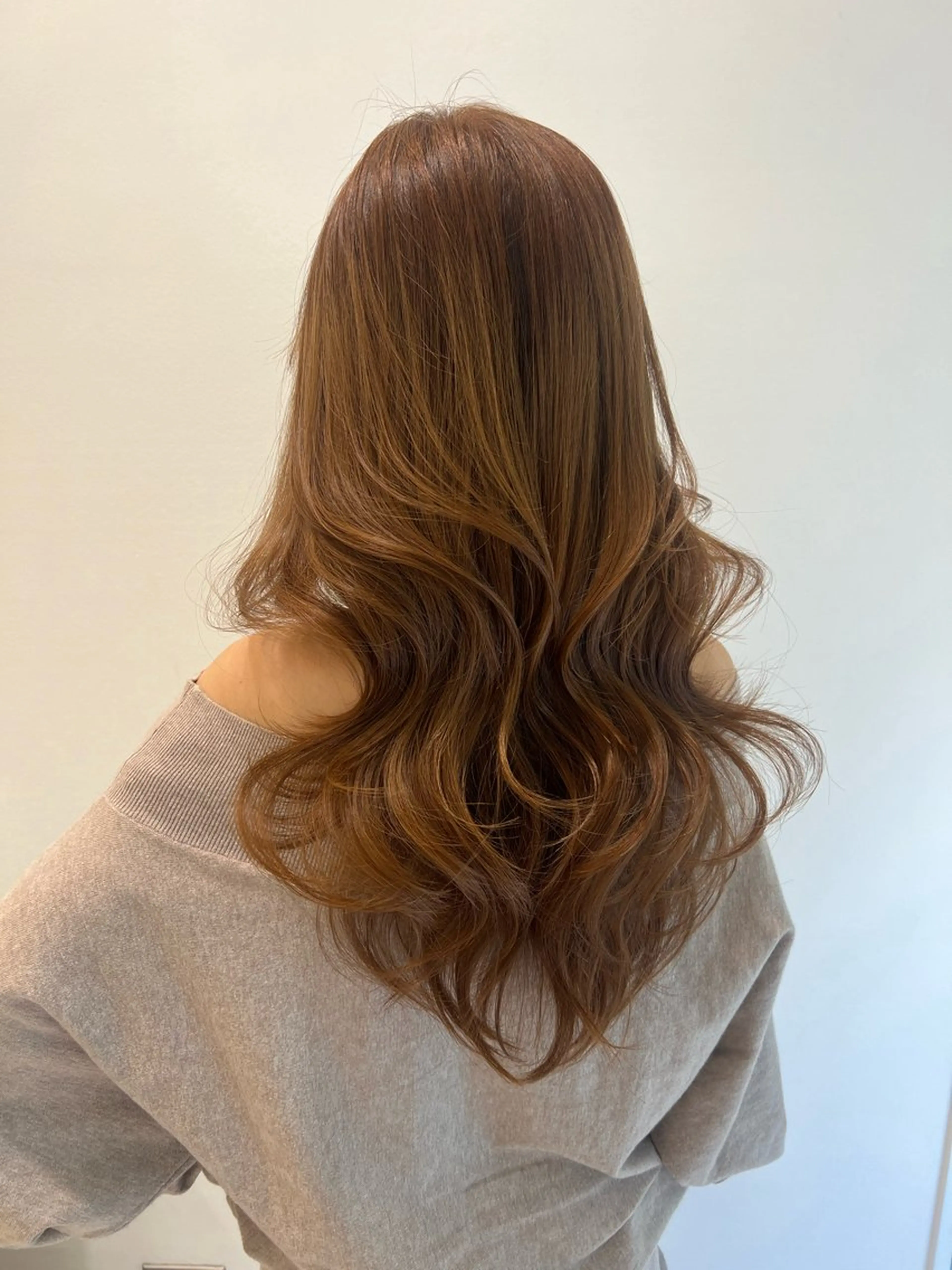 ロング カラー カット ヘアカラー トレンドヘア /mina♡のヘアスタイル