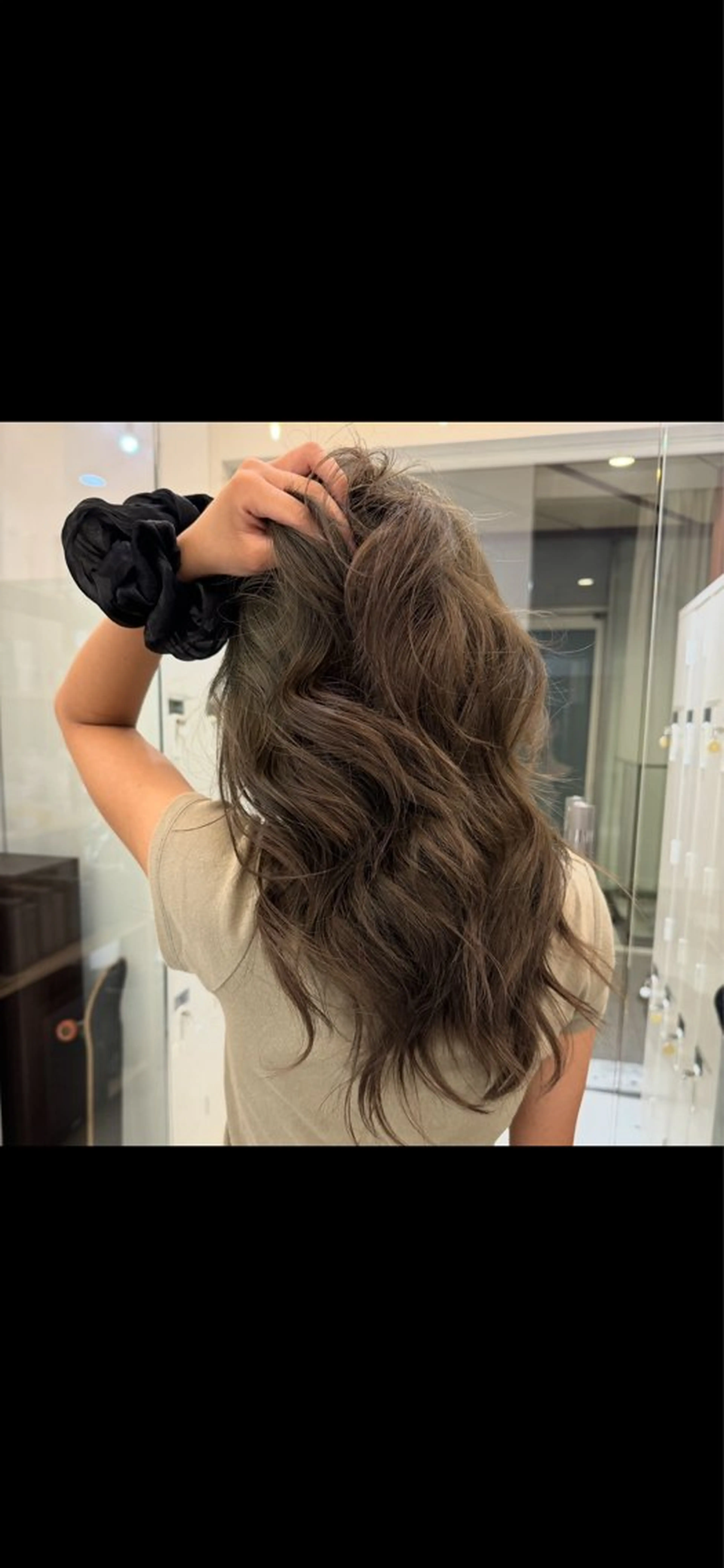 セミロング カラー ヘアアレンジ くびれヘア 顔周りカット 髪質改善 韓国風ヘア レイヤーカット 透明感艶カラー💖 kotomiのヘアスタイル