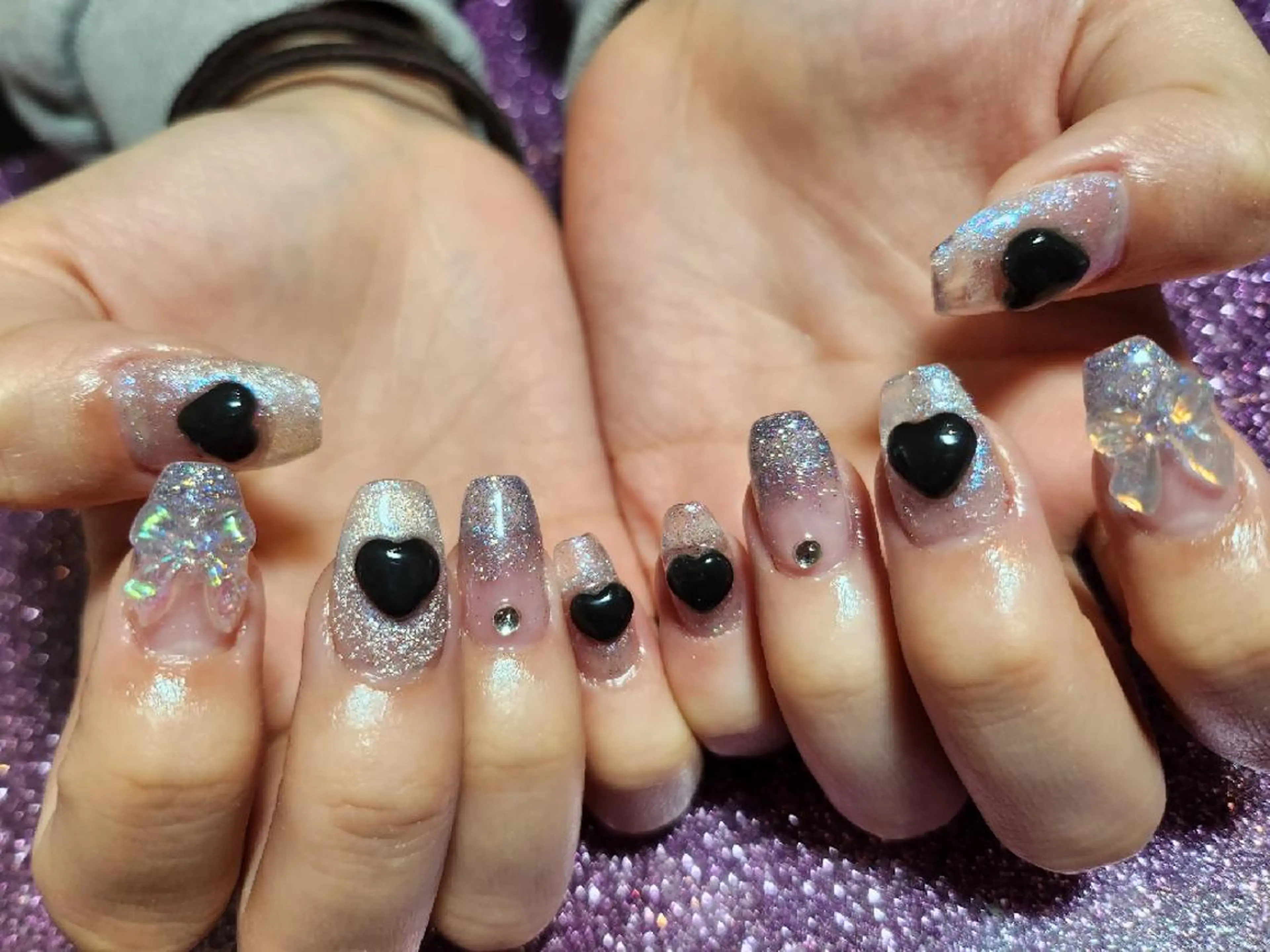 ネイル ハンドネイル 💜bora .のネイルデザイン