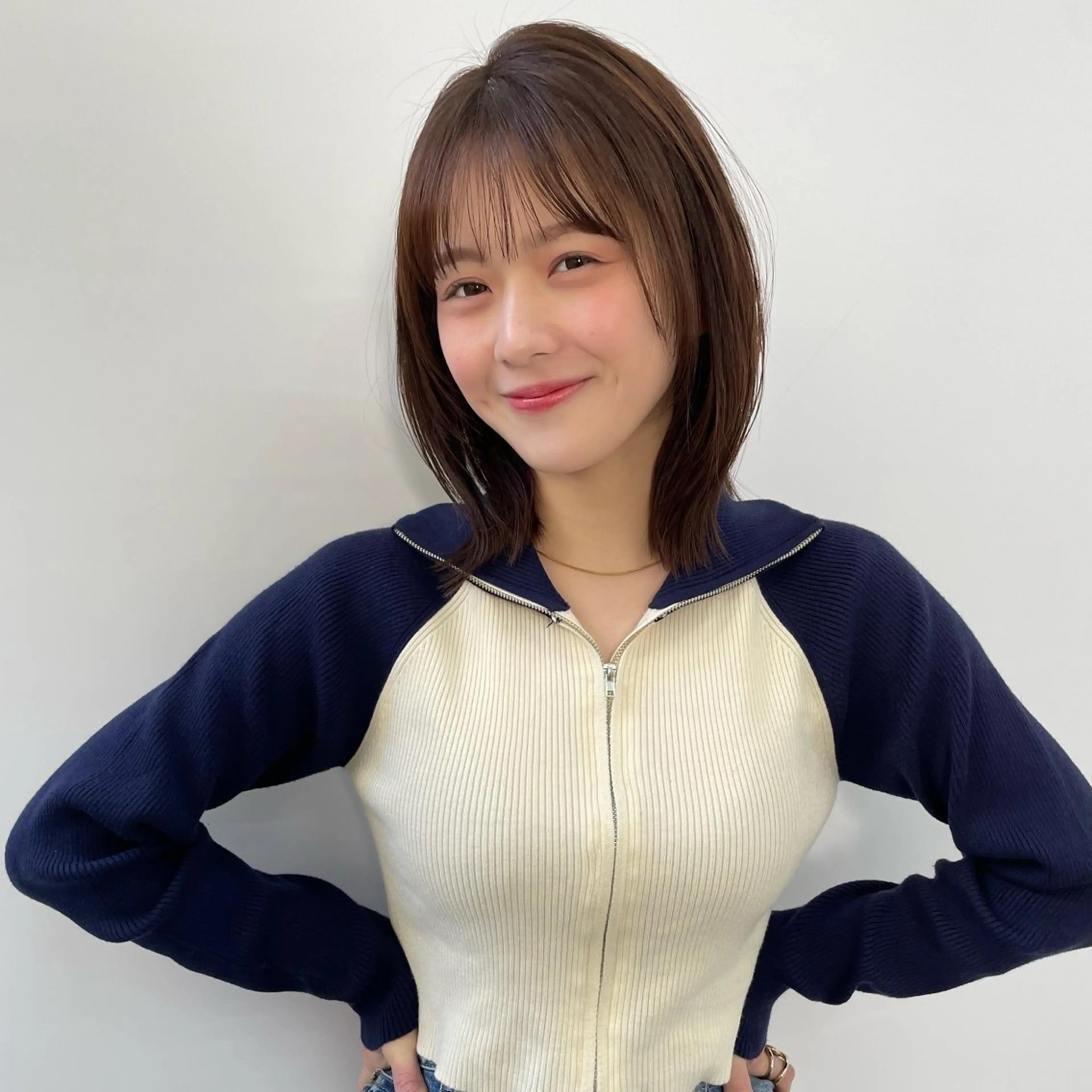 ミディアム カラー カットモデル募集中 🤍harunaのヘアスタイル