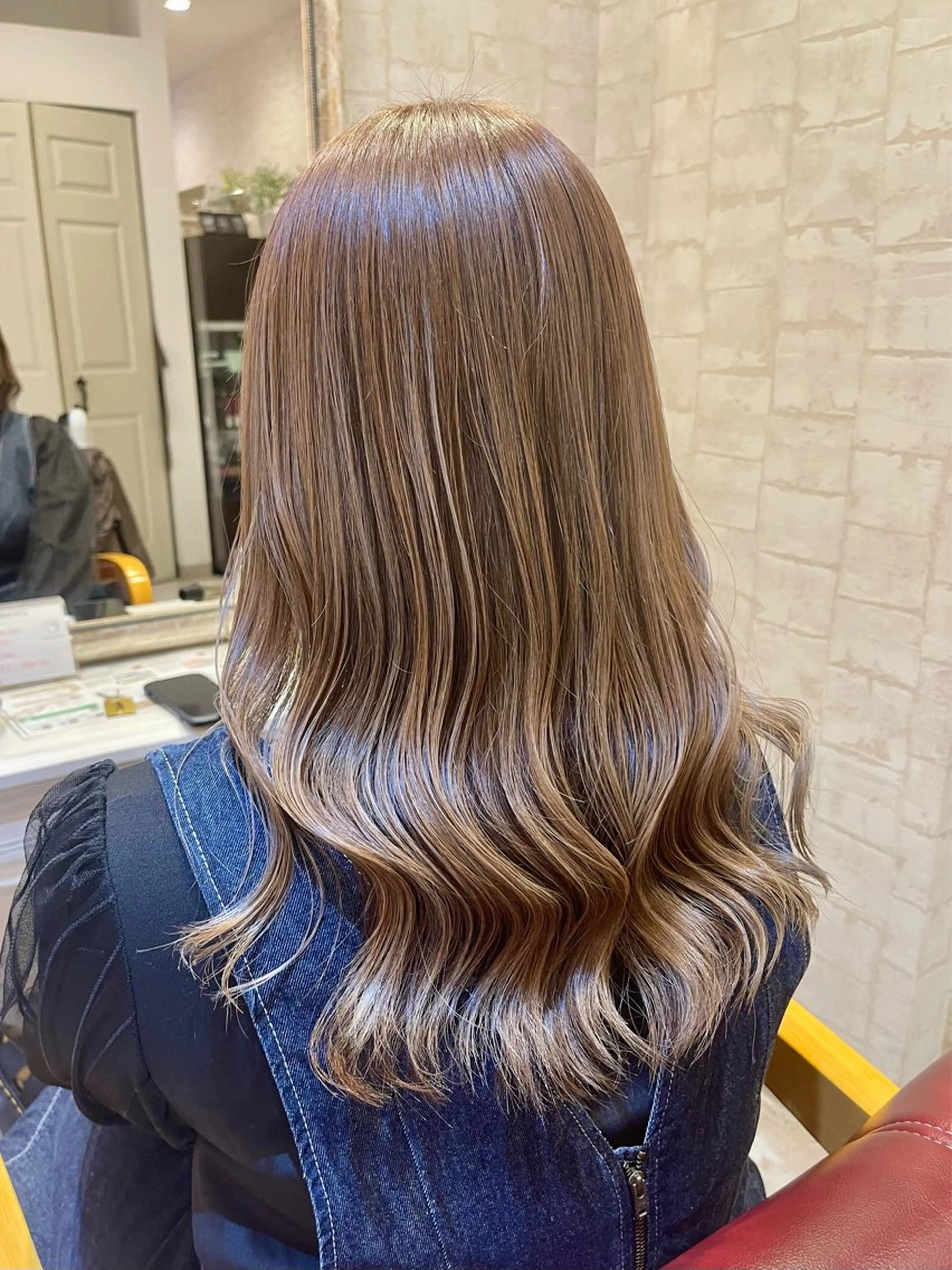 セミロング カット ヘアカラー トリートメント 🍭透明感カラー 志賀拓海🍬🌈のヘアスタイル