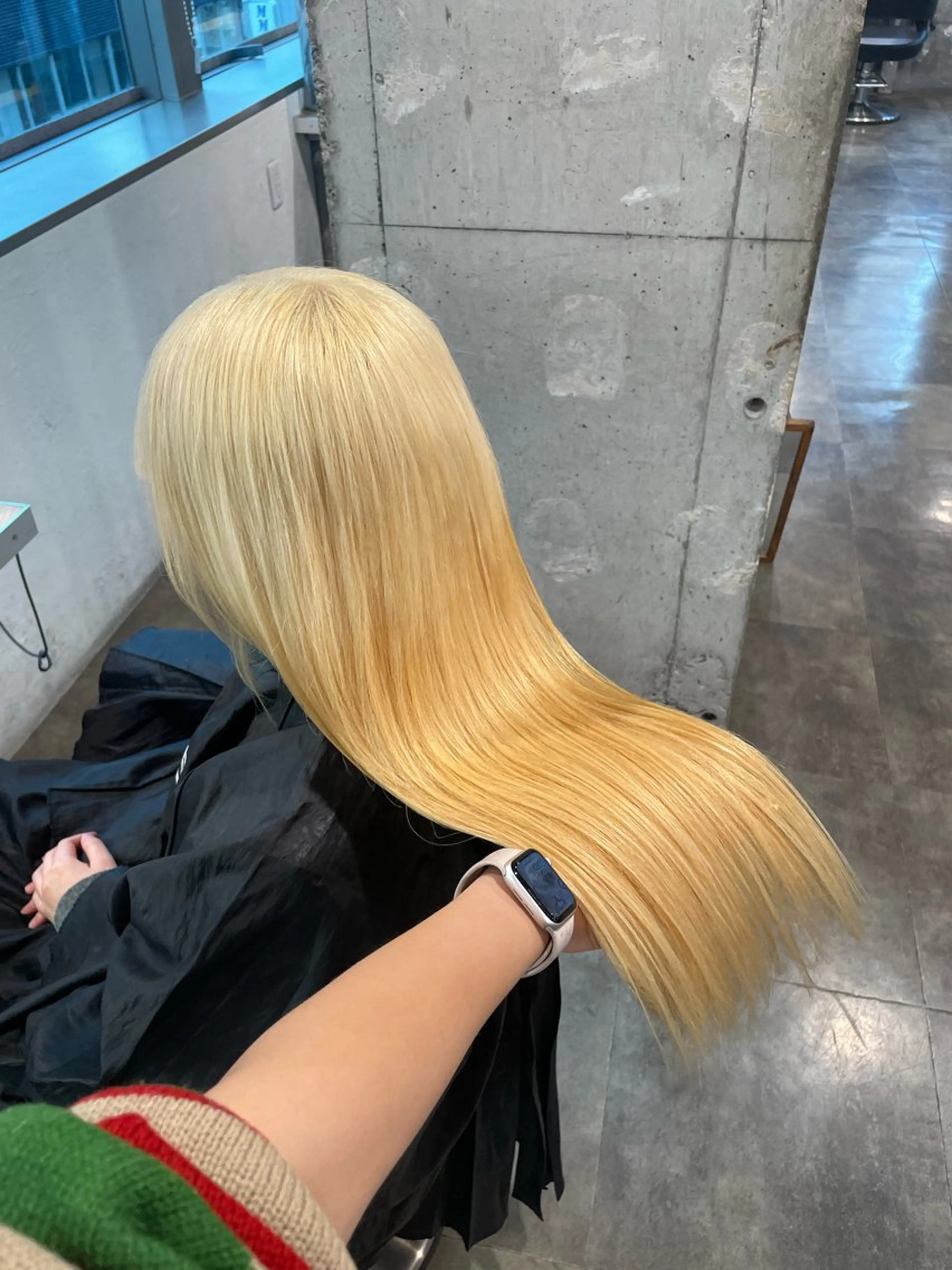 ロング カラー ヘアカラー ハイトーン 横浜💞ミオのヘアスタイル