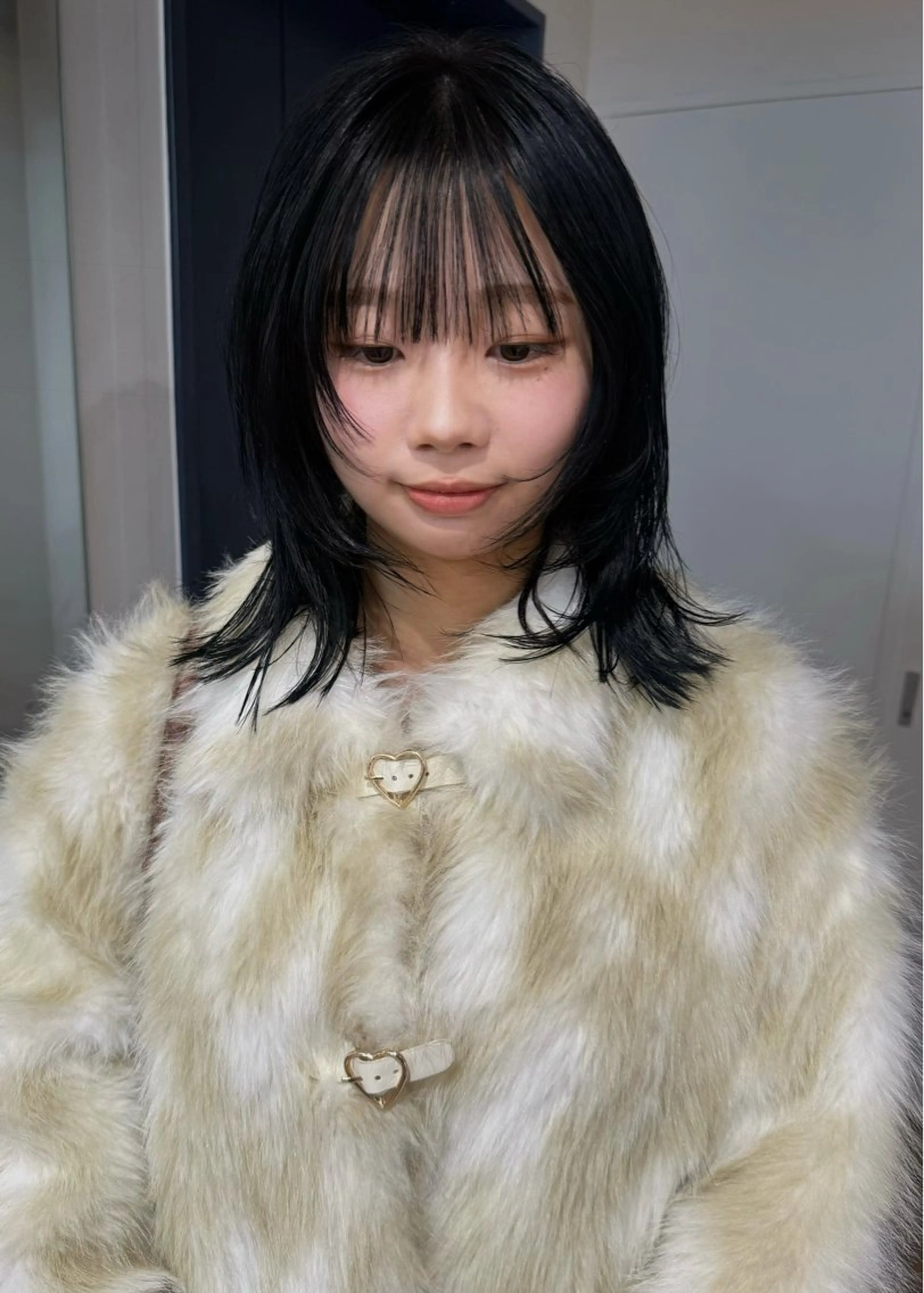 ミディアム レイヤーカット カット ヘアカラー トリートメント Cashel Tokyo_sotaのヘアスタイル