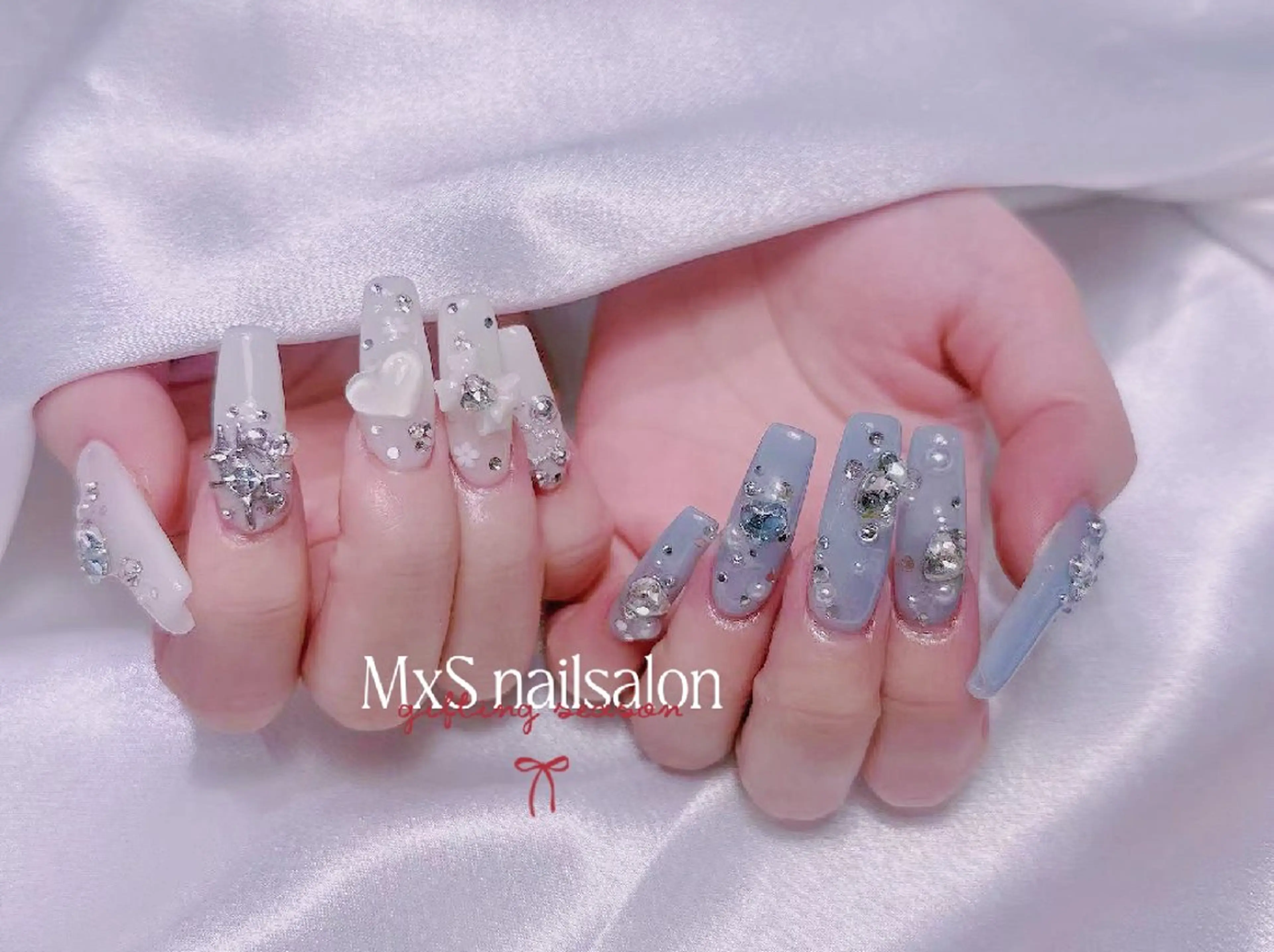ネイル ハンドネイル ハンドケア MxS Nail(長さだし/フィルイン/マグネット/韓国ネイル/ワンホンネイル/ワンカラー)所属・MxS リィリィのネイルデザイン