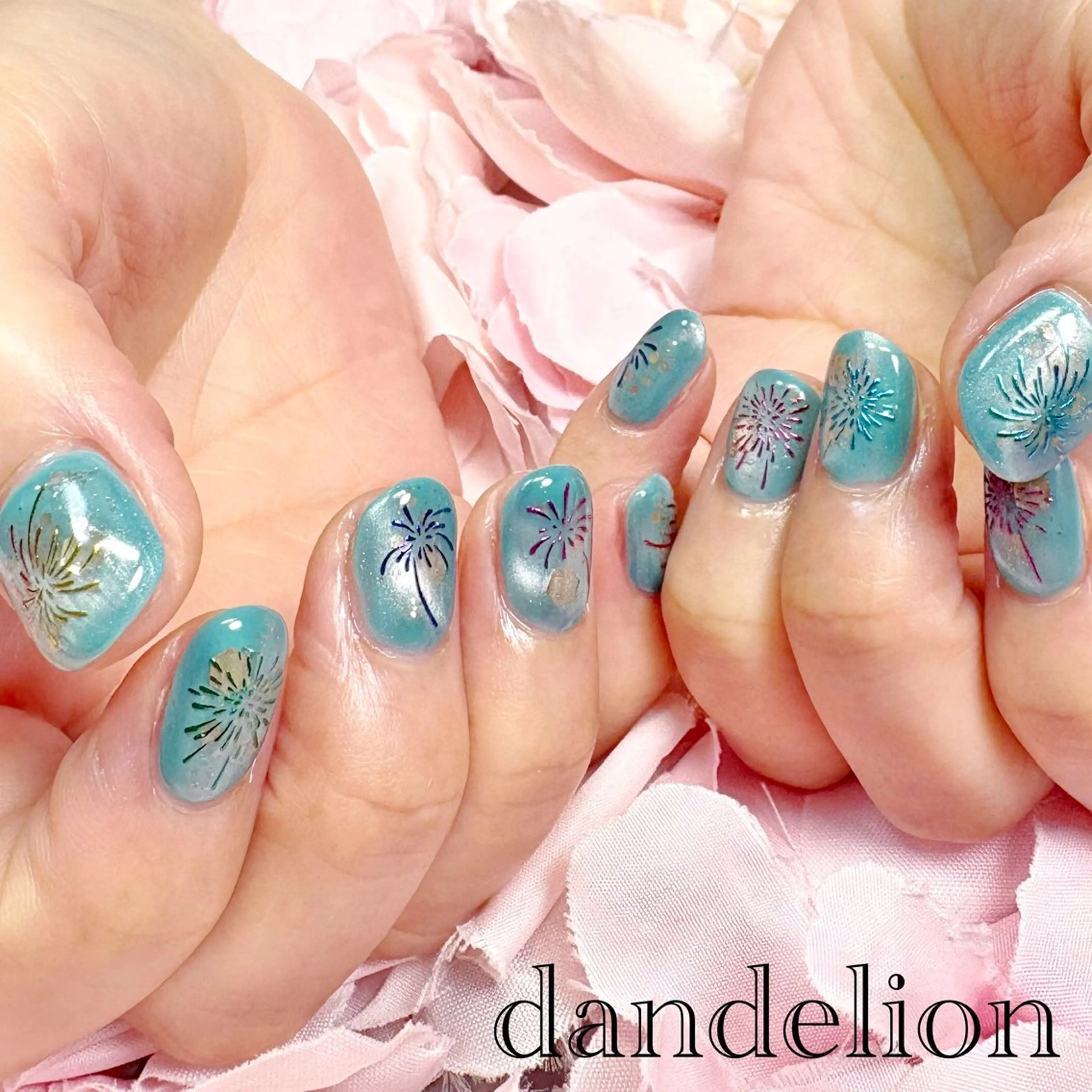 ネイル ハンドネイル ハンドケア dandelion ダンデライオンのネイルデザイン