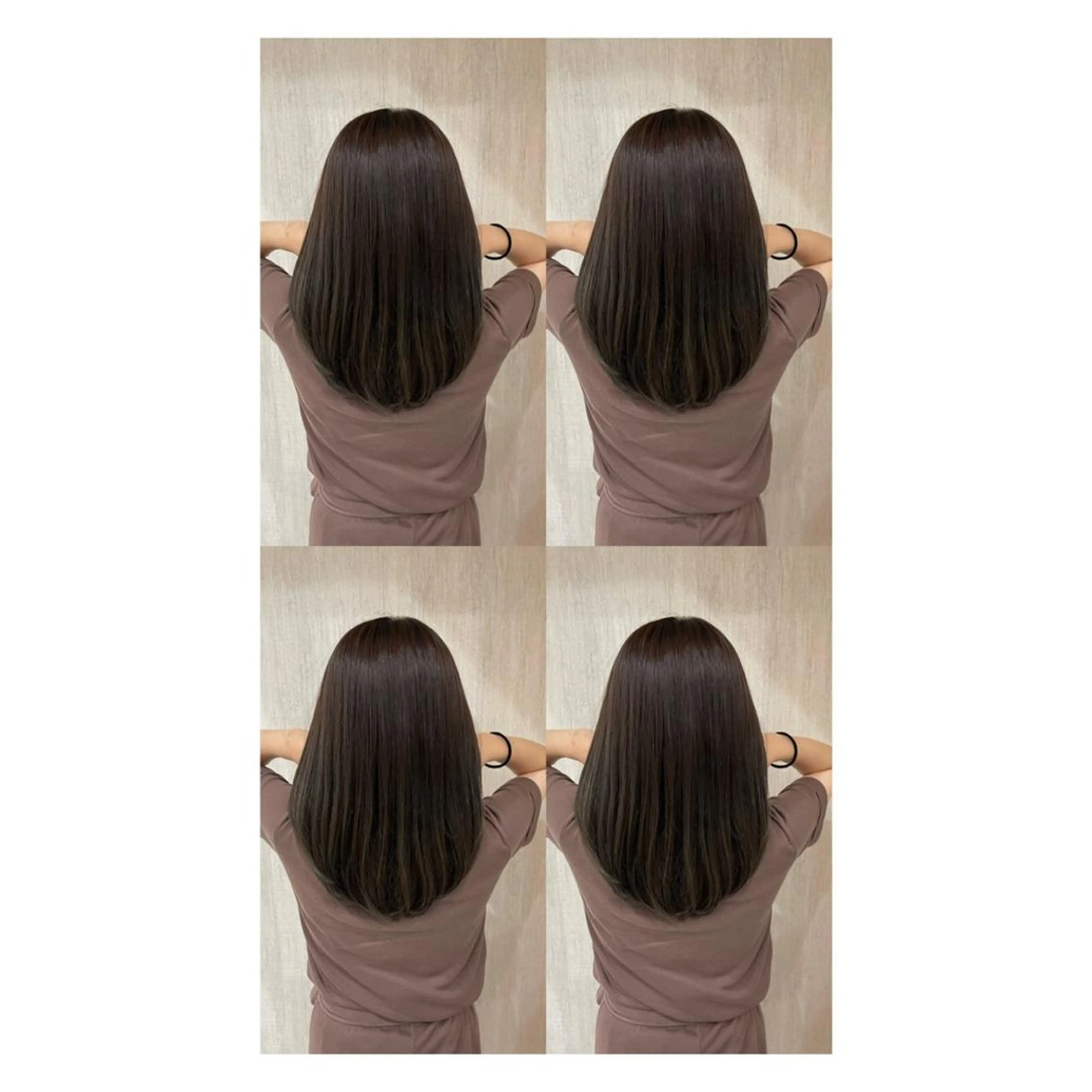 セミロング カラー カット ヘアカラー トリートメント 店長✨レイヤー✖️ 髪質改善✖️韓国ヘアのヘアスタイル