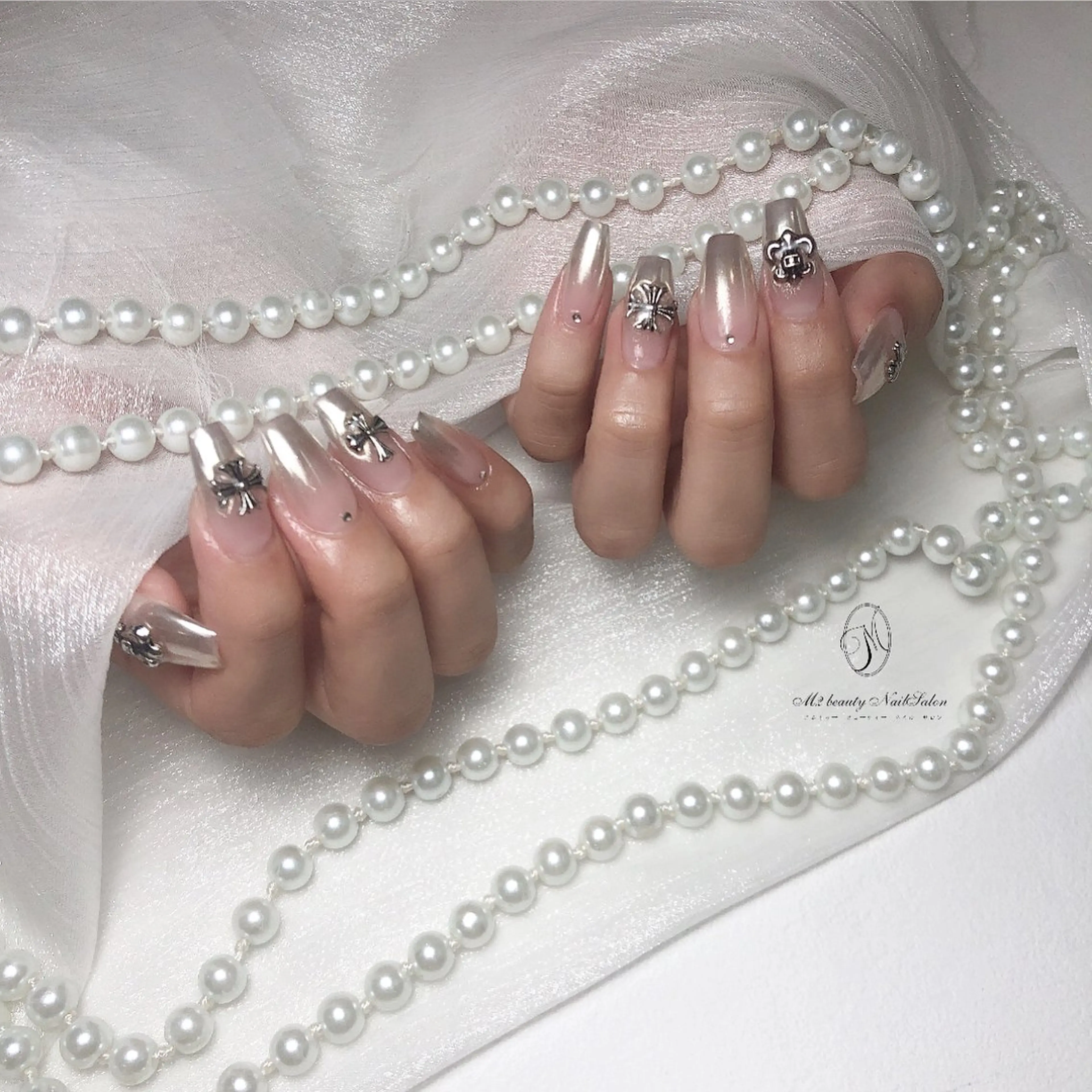 ネイル 長さ出し ジェルネイル パラジェル スカルプネイル ネイルチップ ハンドネイル M2 beauty Nankaのネイルデザイン