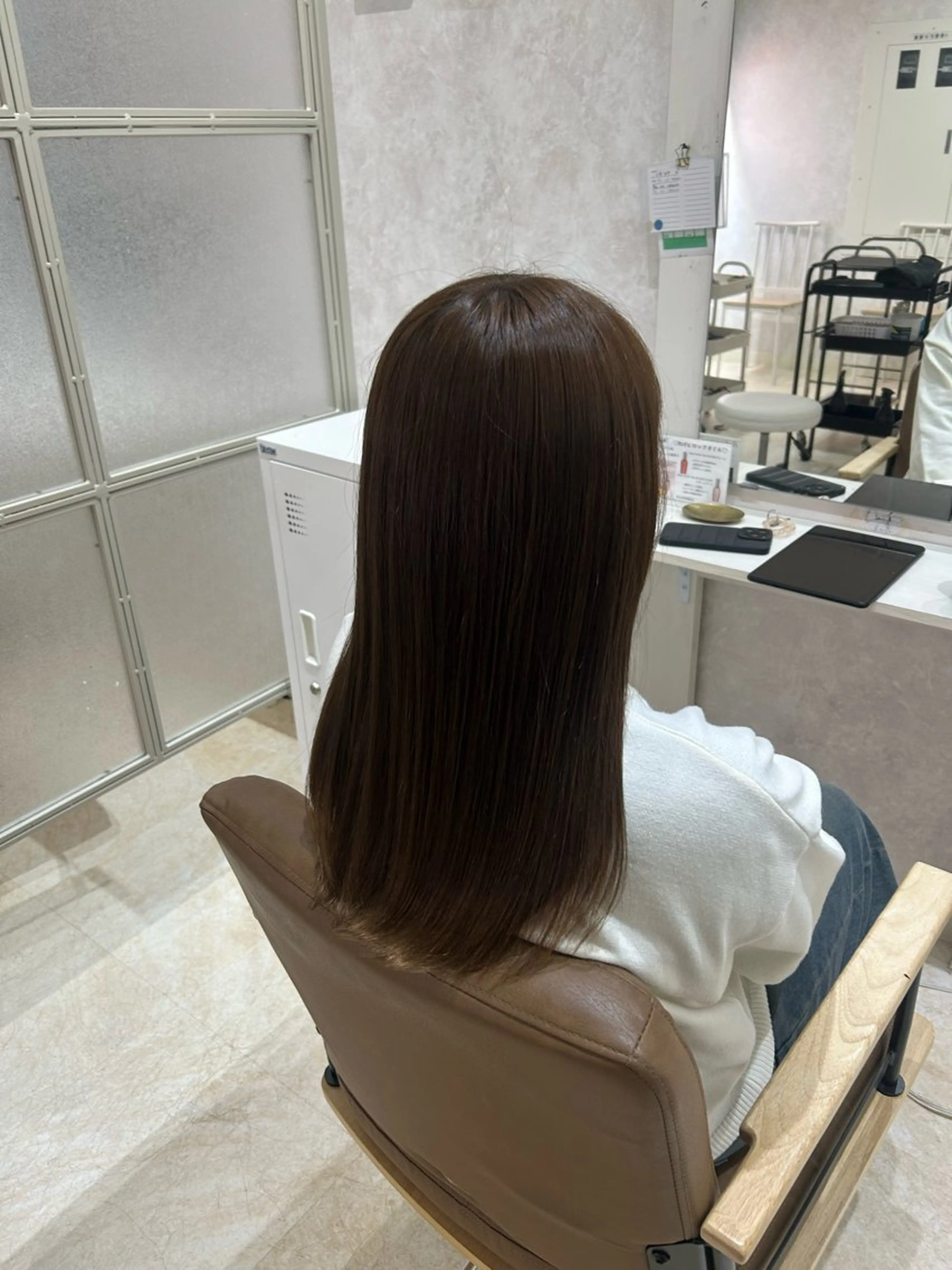 セミロング カラー カット ヘアカラー トリートメント ヘアセット 💙まこと💙艶 カラー(Rico)のヘアスタイル