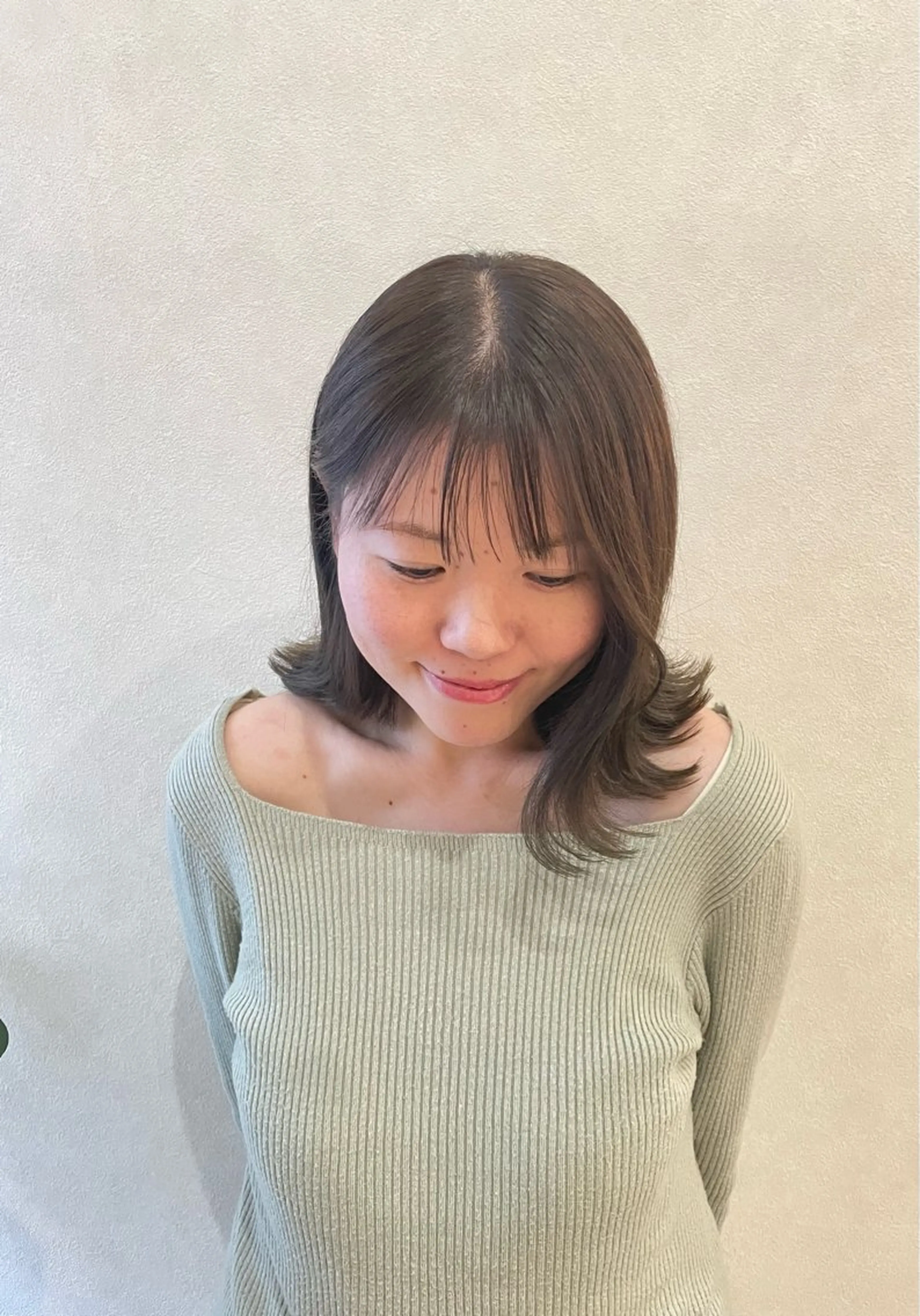カラー ヘアカラー トリートメント en,【エン】所属・en,透明感カラー/ 艶カラー/木谷友哉のヘアスタイル