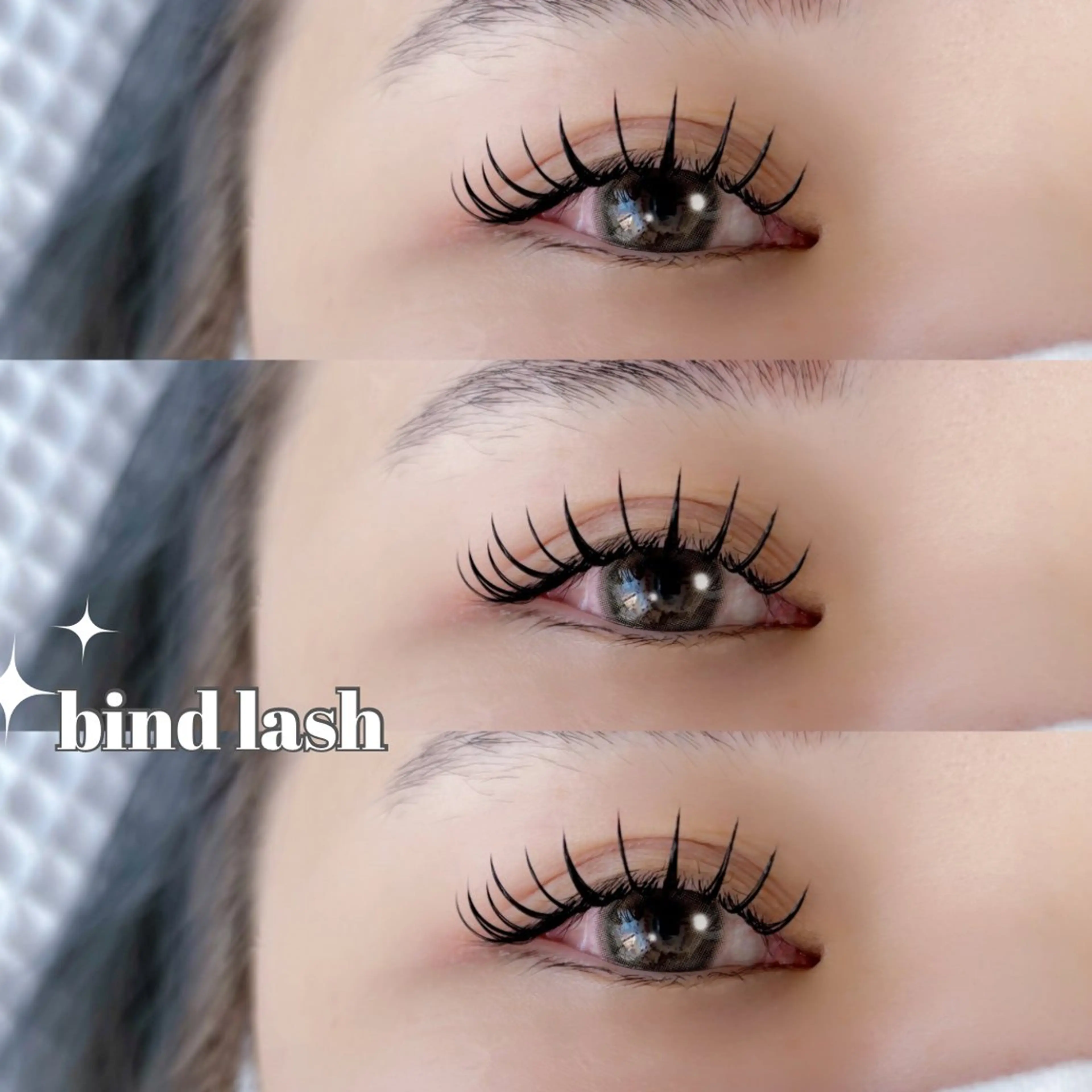 マツエク・マツパ 束感まつ毛 eyelashsalonRe:所属・eyelashRe: rinaのマツエク・マツパデザイン