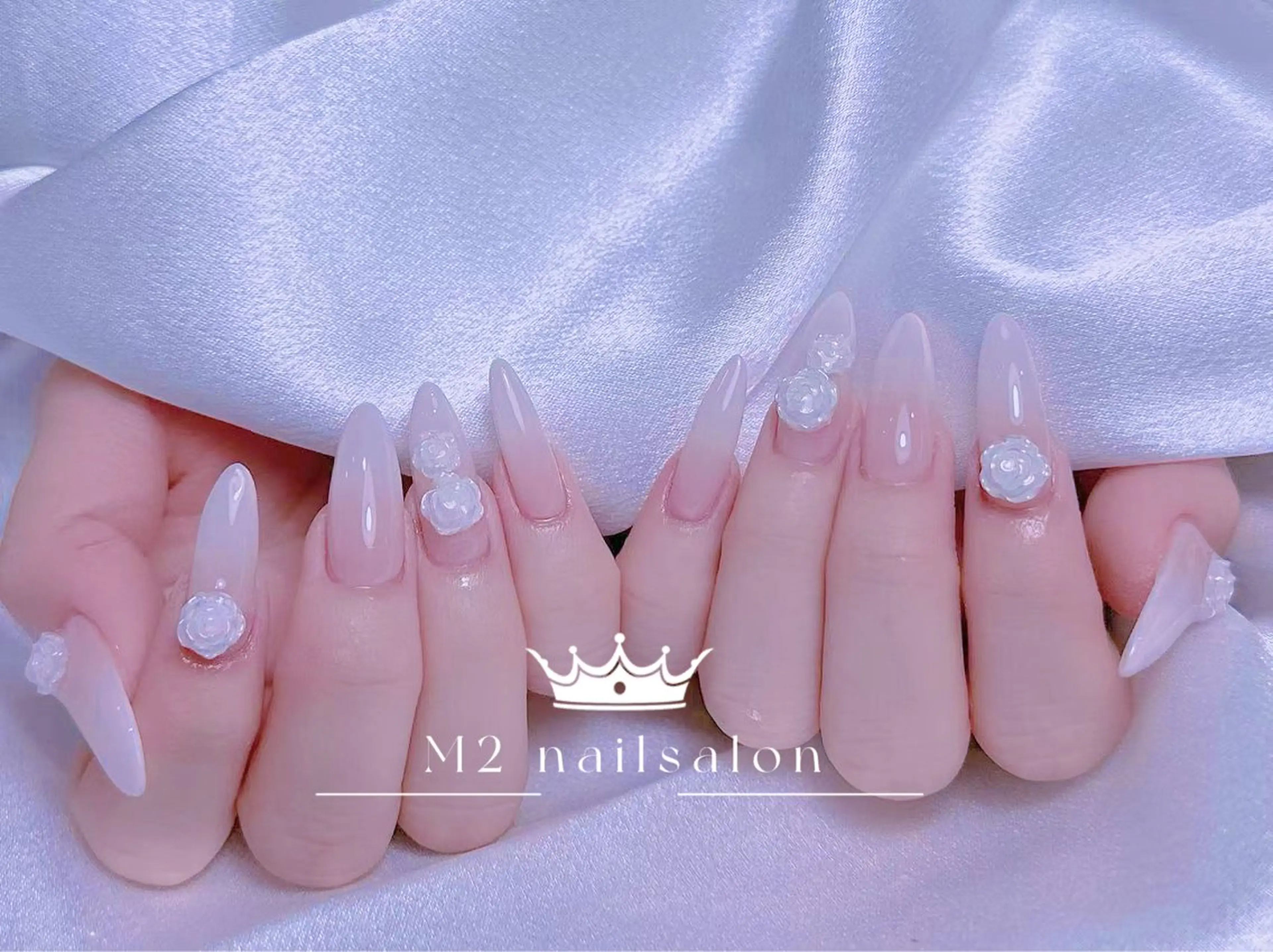 ネイル ハンドネイル 長さだし専門店 M2　rikaのネイルデザイン