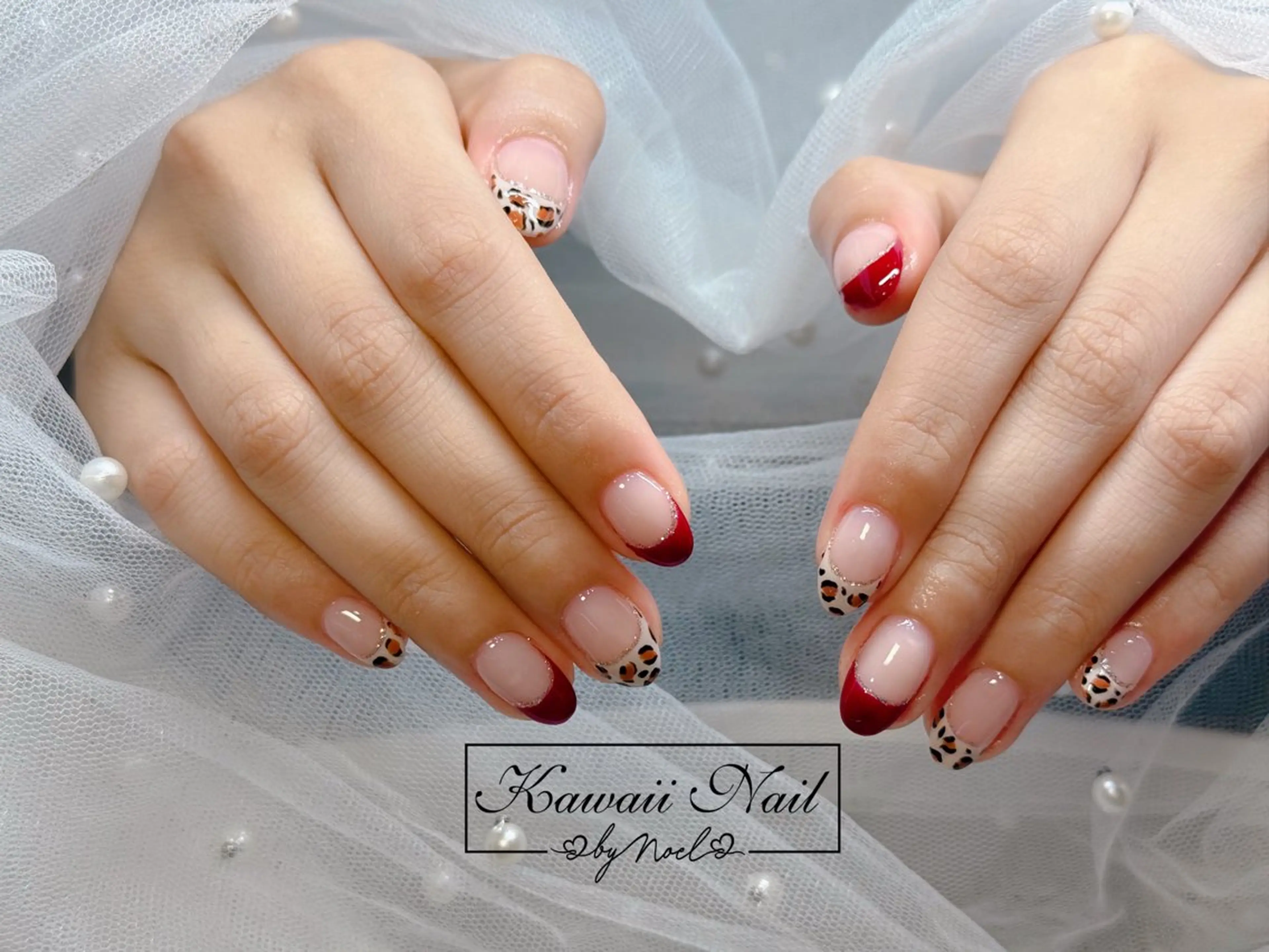 ネイル アートネイル フットネイル フレンチネイル ジェルネイル 韓国ネイル Kawaii Nail Salon所属・YURI NAIL NARITAのネイルデザイン