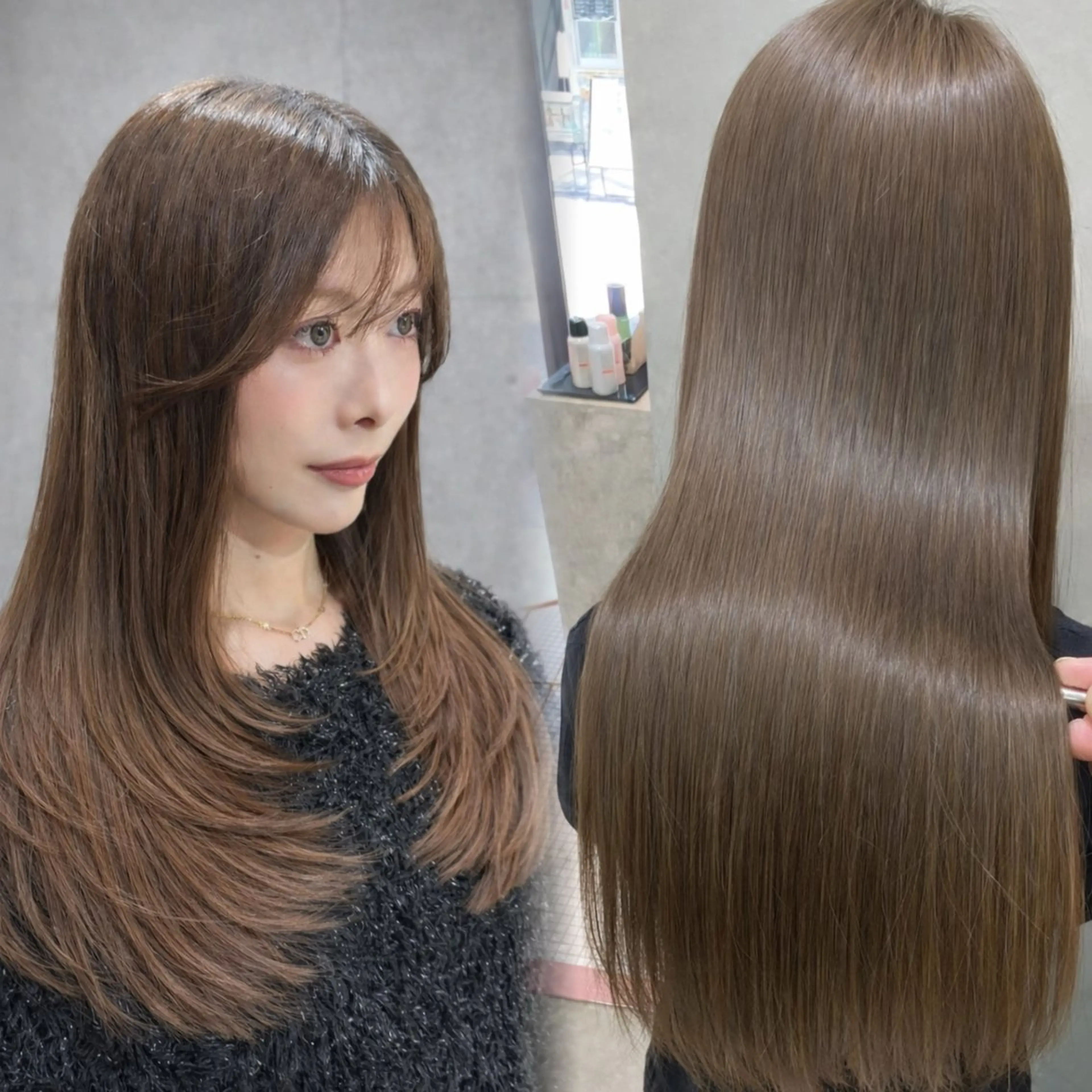 カット×カラー×髪質改善スチームトリートメント✨【ReFa頭皮洗浄付き🫧】の写真