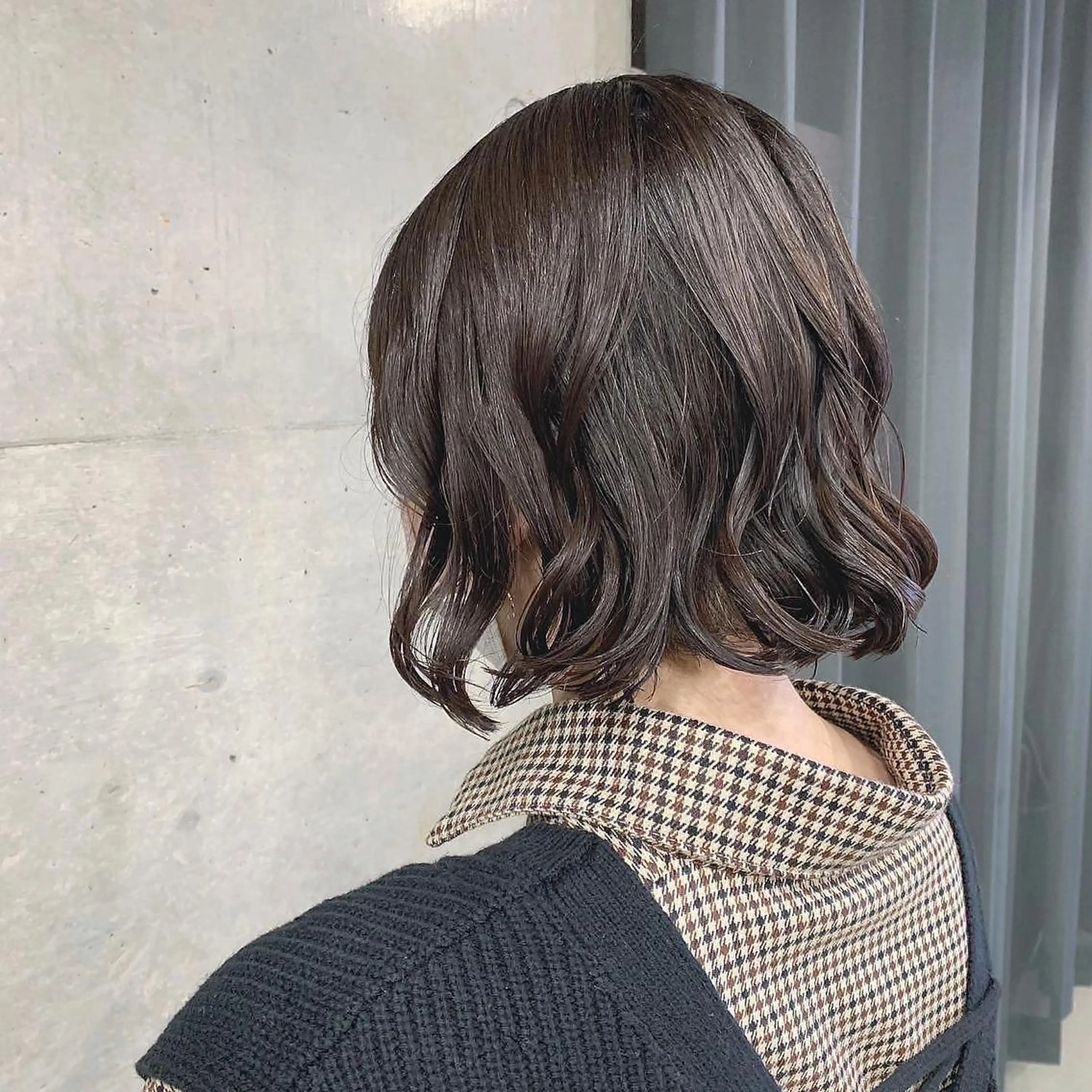 ショート パーマ ボブパーマコテ巻き風 パーマNo1深江秀平のヘアスタイル