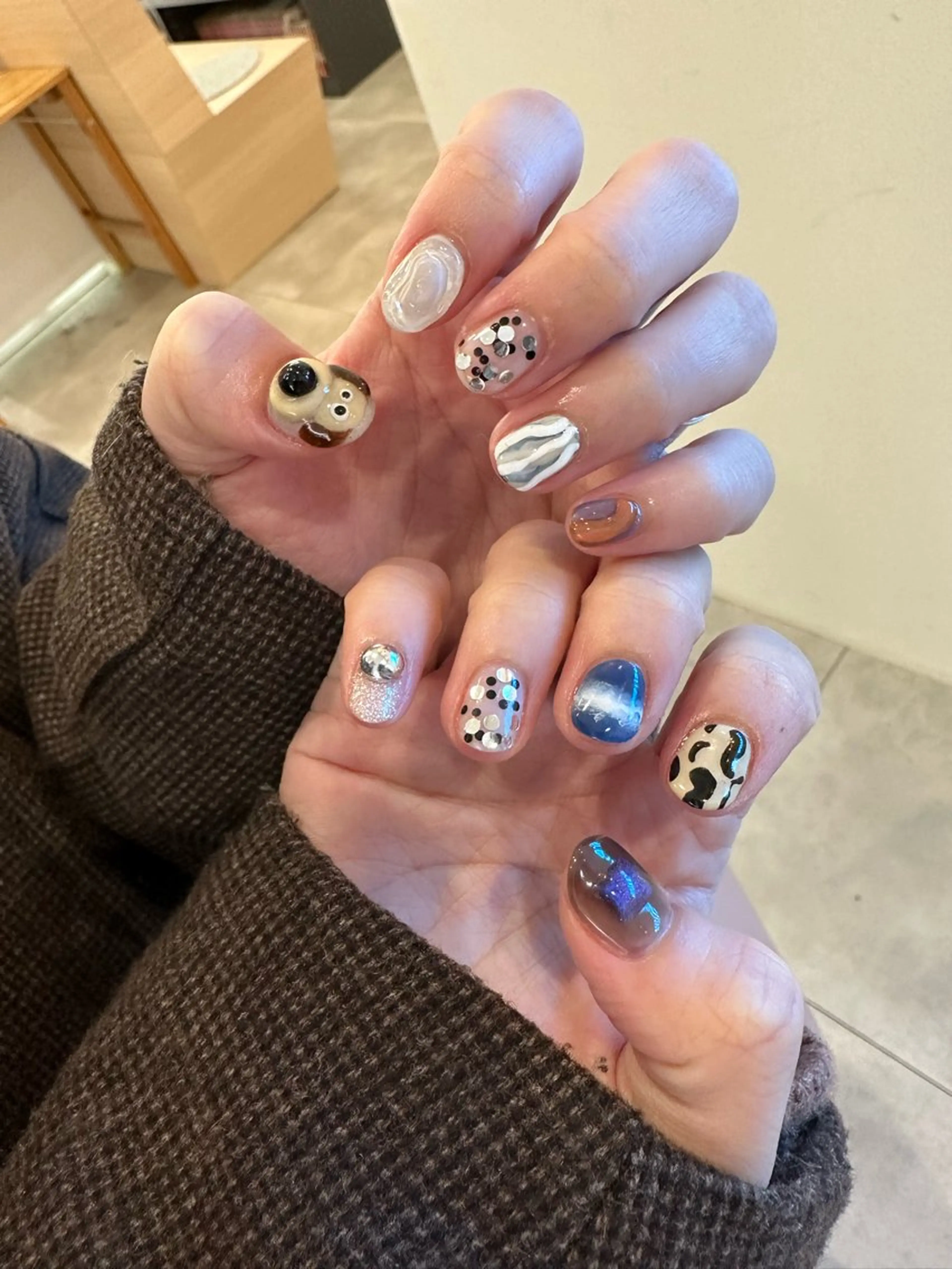 ネイル ハンドネイル あなたの日常へ➕α♪ しろくま nailのネイルデザイン