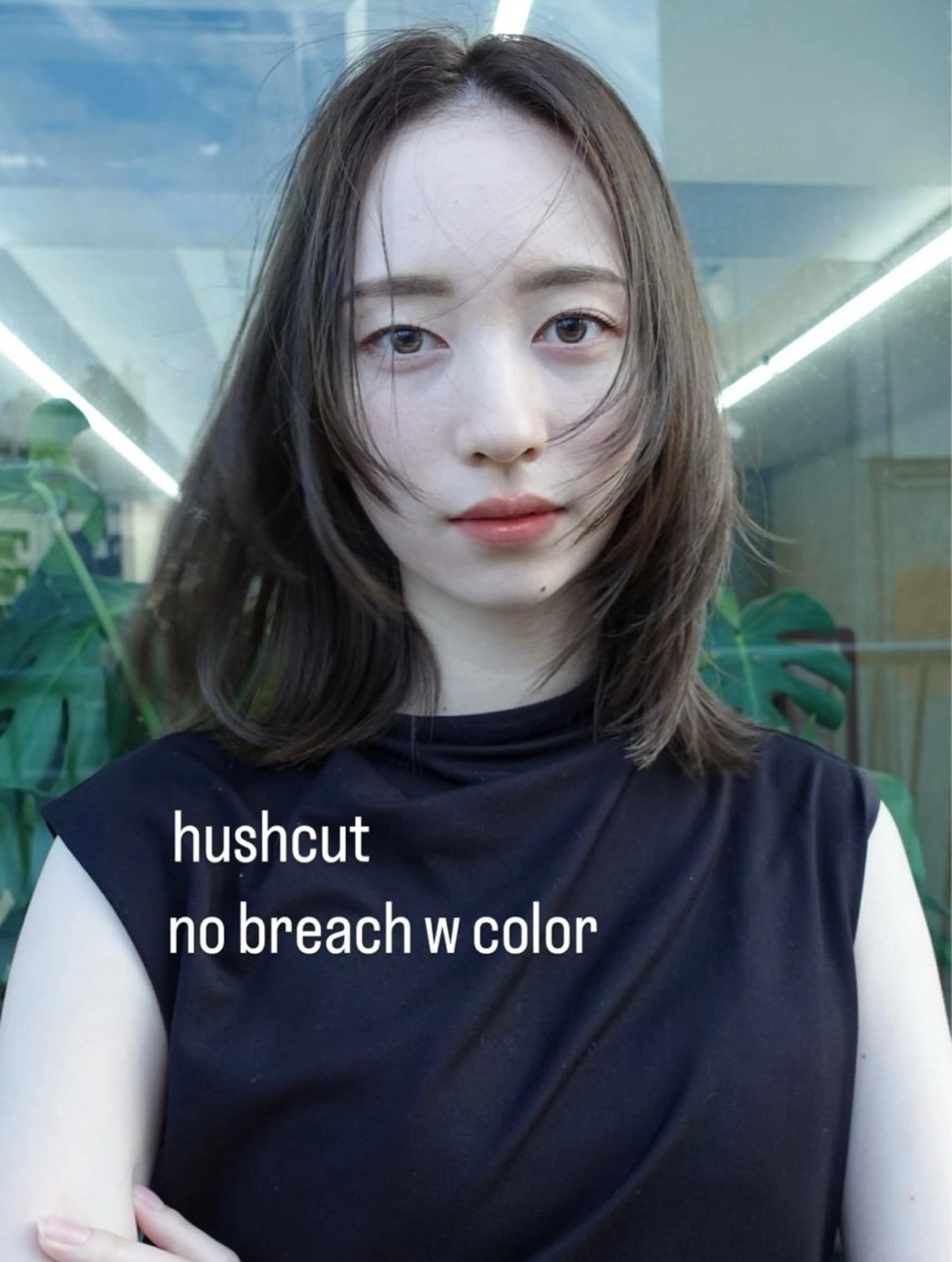 ミディアム カラー カット ヘアカラー トリートメント レイヤー専門家 ダブルカラー修のヘアスタイル