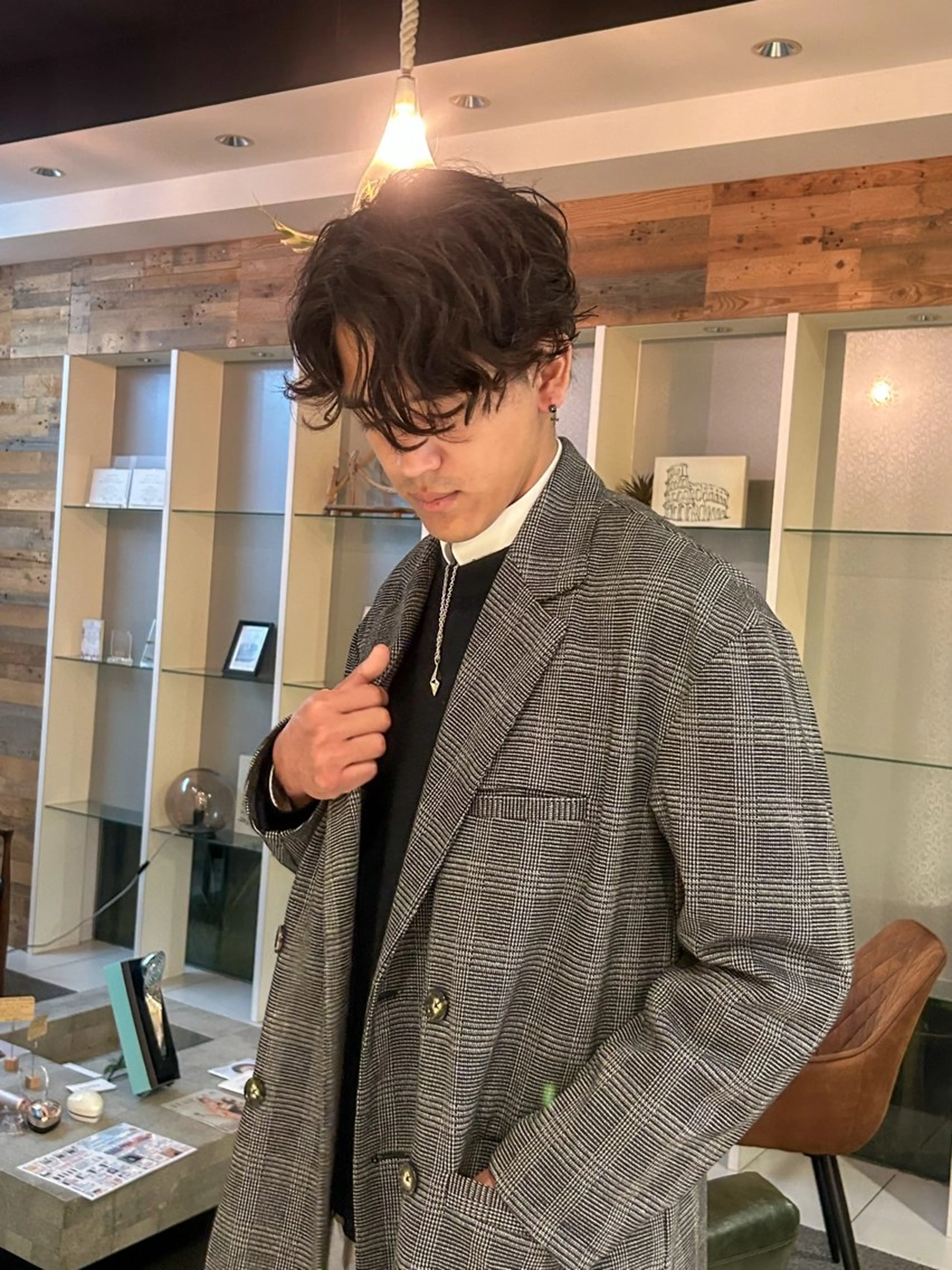 パーマ メンズ メンズパーマ スパイラルパーマ 髪質改善/ストレート パーマ長久手/ひかるのヘアスタイル