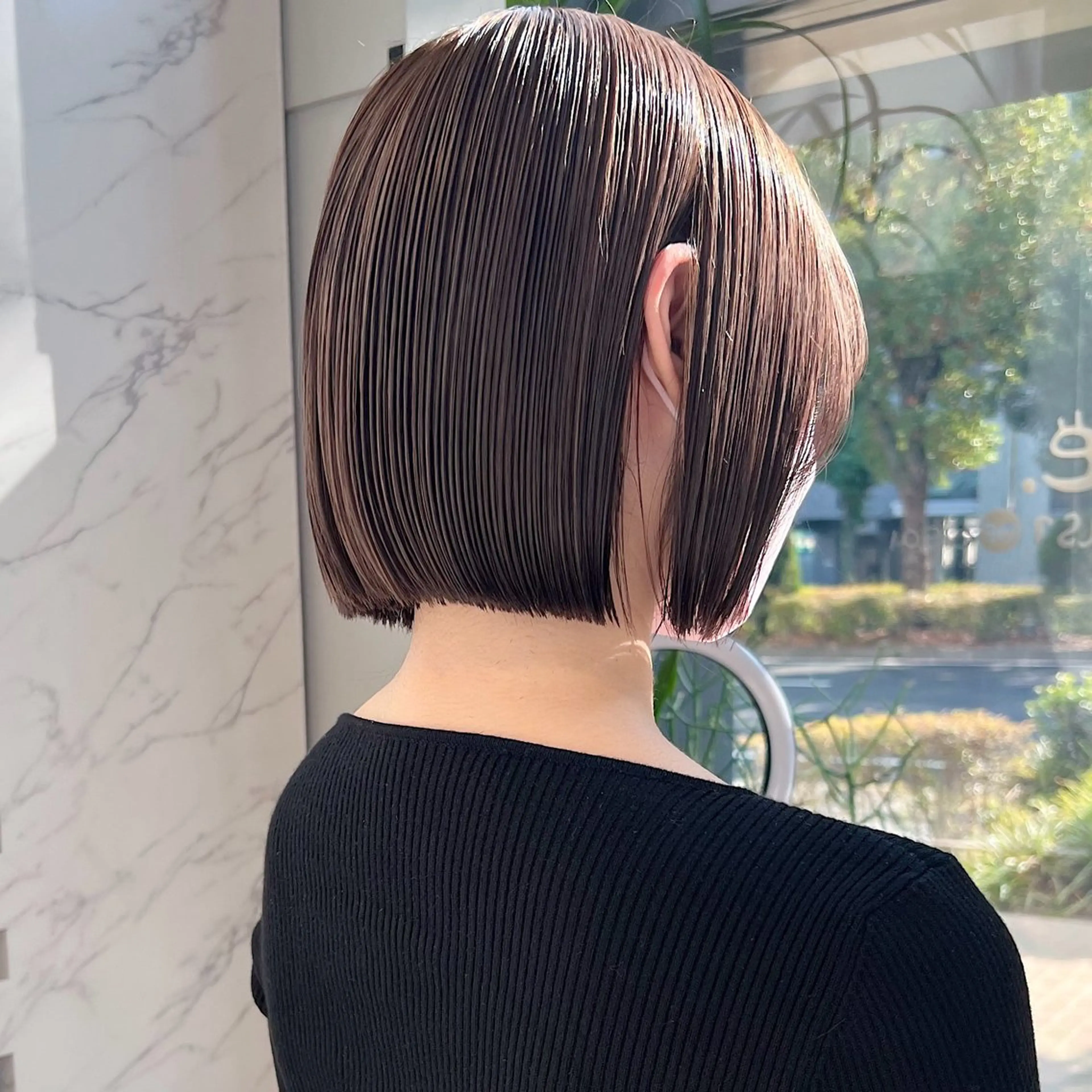 ショート カラー ブラウンカラー 透明感カラー ココアブラウン ボブ カット ヘアカラー momoka /ショート/ボブのヘアスタイル