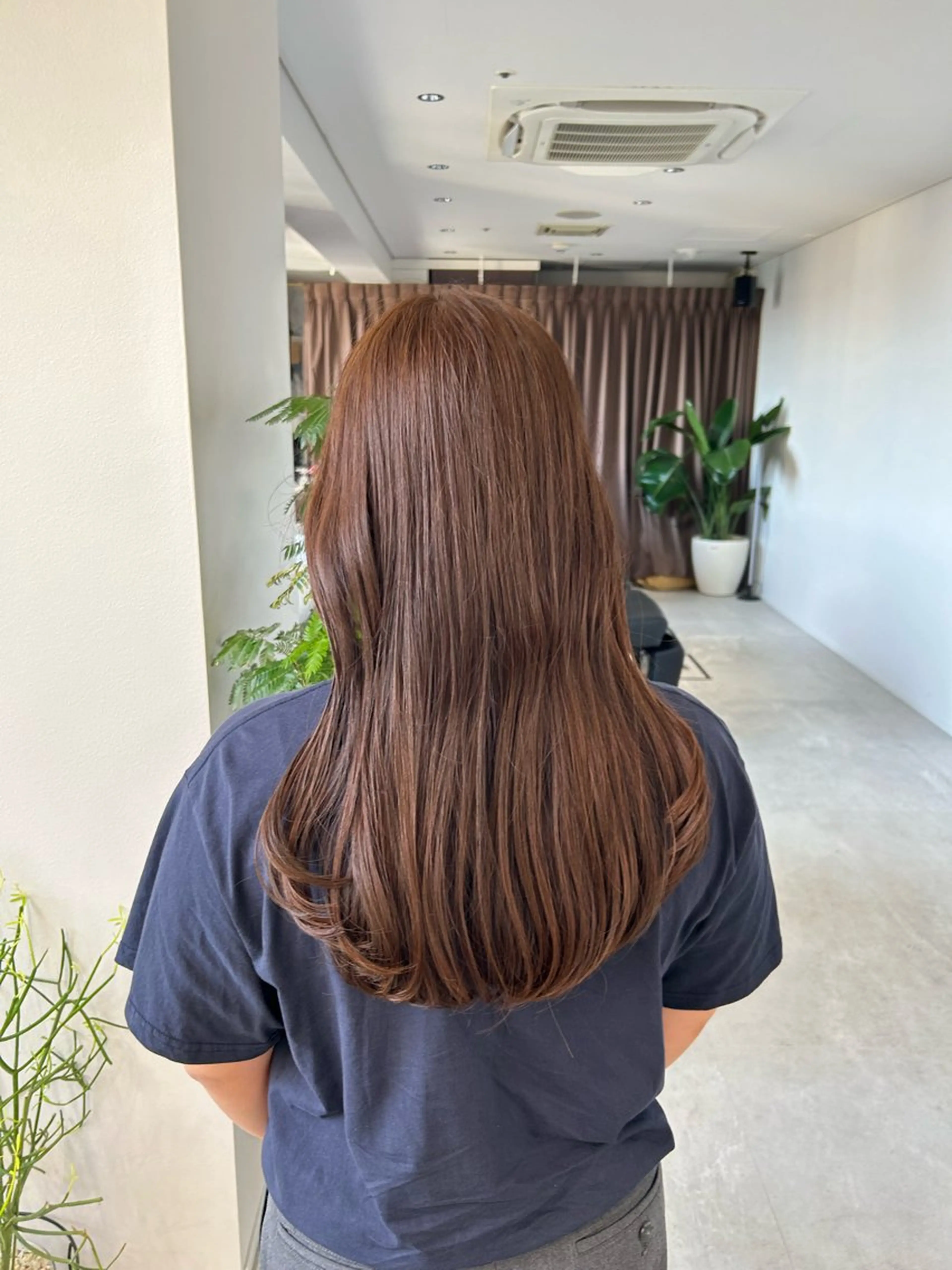 セミロング カラー ♡透明感/艶カラー /haruka♡のヘアスタイル