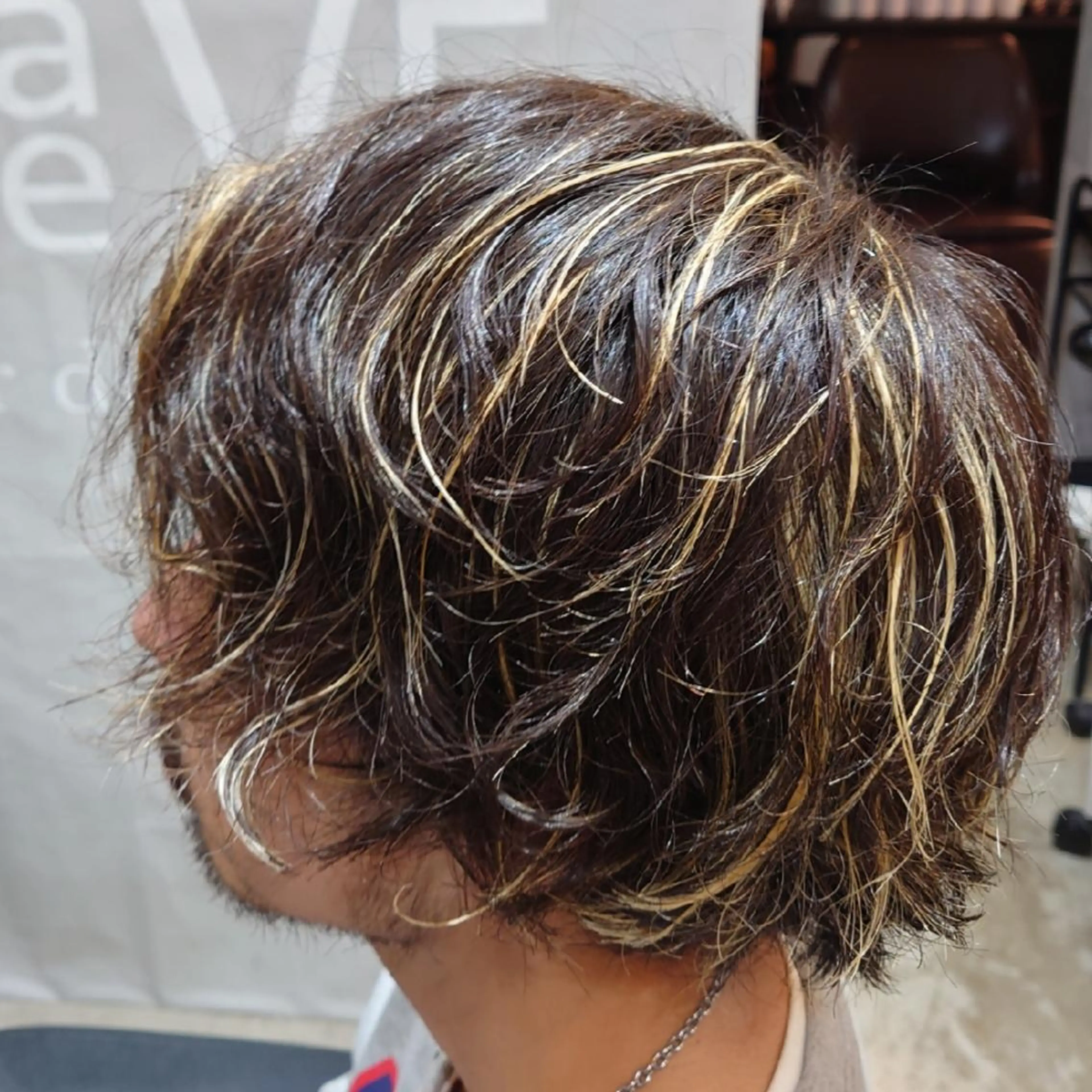 ショート カラー ハイライトカラー ハイライト 浅野  勇貴のヘアスタイル