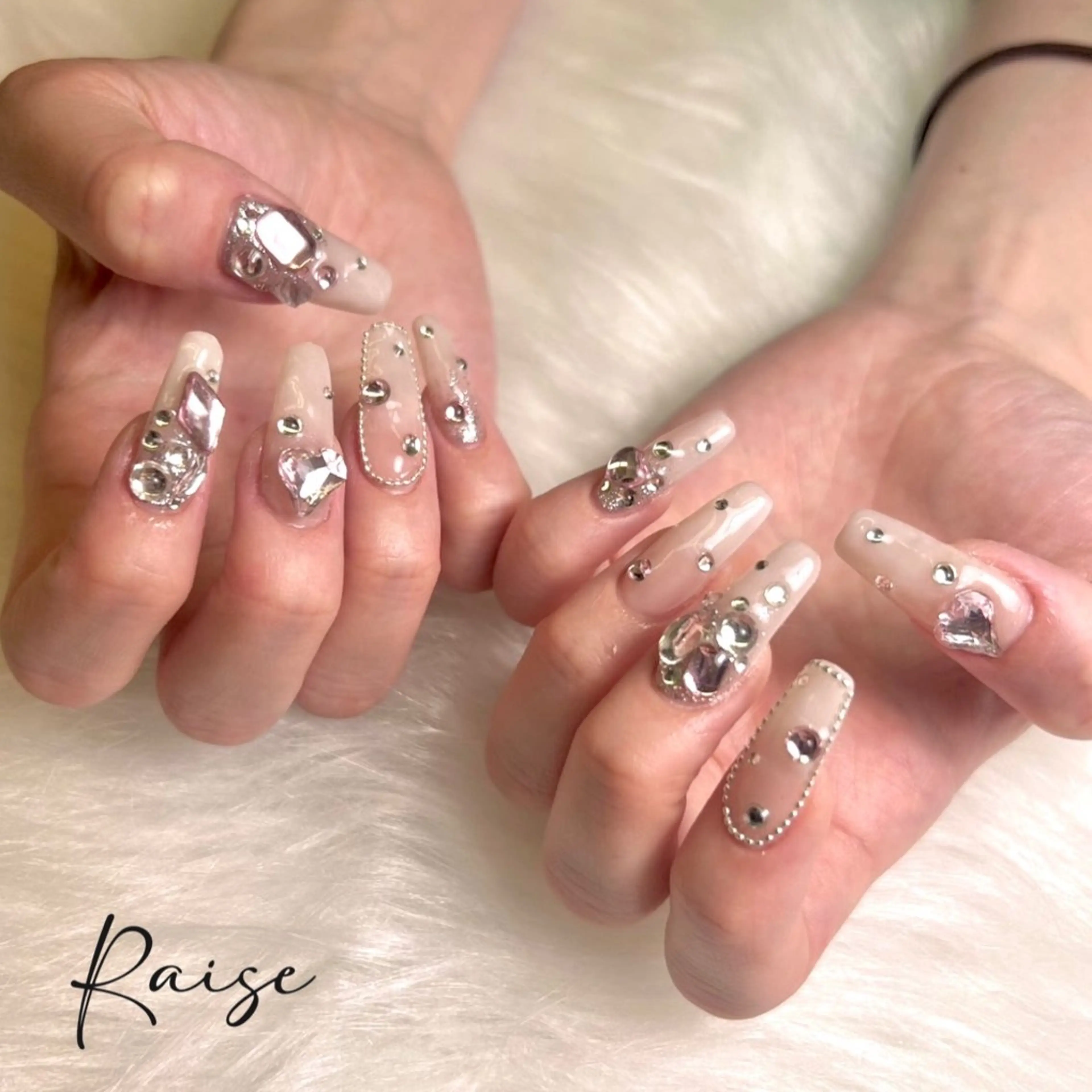 ✨️4月限定✨️アプレ長さだし【パーツ付け放題】✨️オフ無し✨️の写真