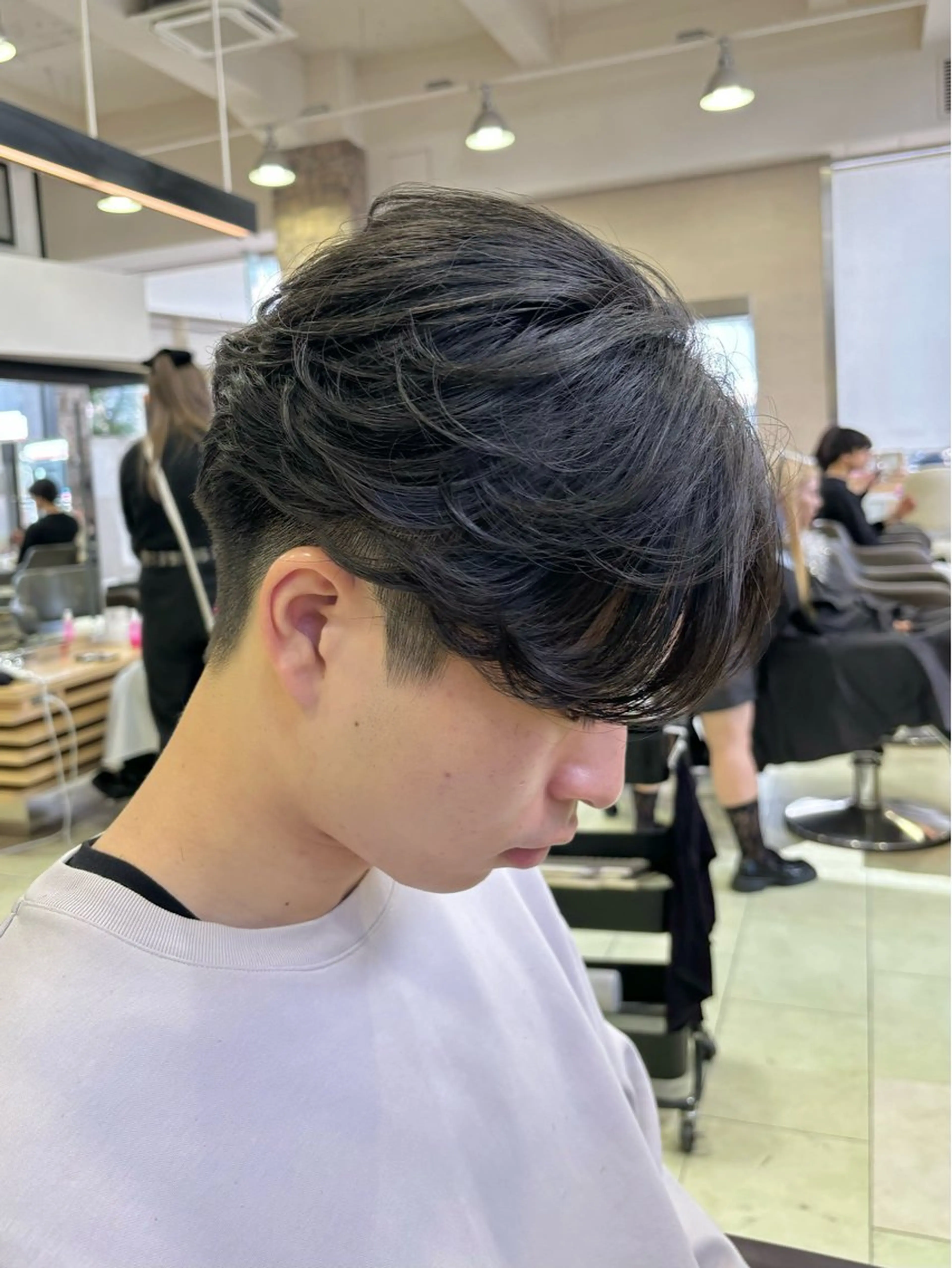 ◆メンズプラン◆【炭酸シャンプー+ロイヤルパーマ+カット+眉カット】の写真