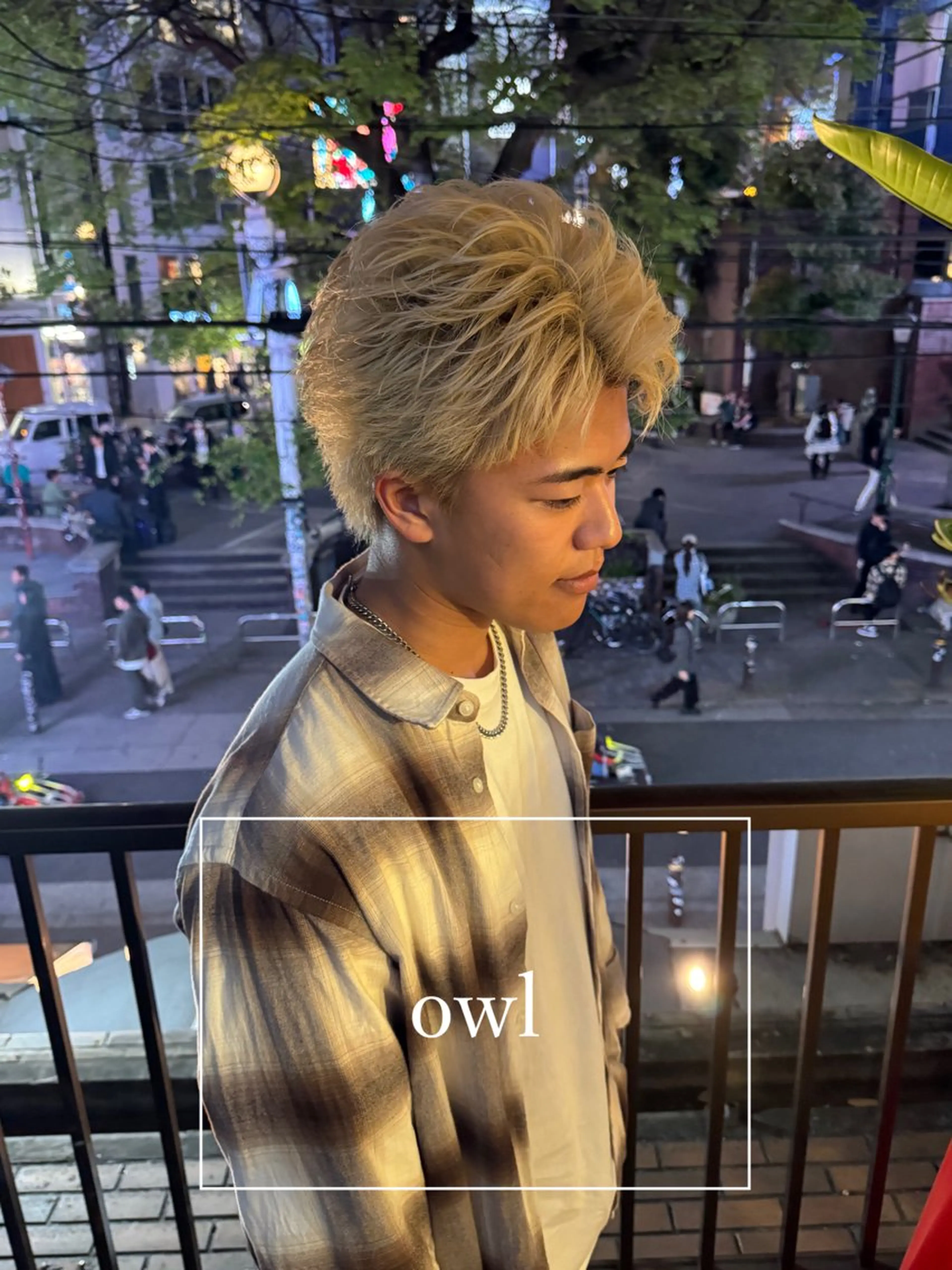 ショート カラー メンズ スパイキーショート ブロンド ショートヘア カット ヘアカラー トリートメント ヘアセット メンズ専門 美容師✨ アメ村 堀江颯瑛のヘアスタイル