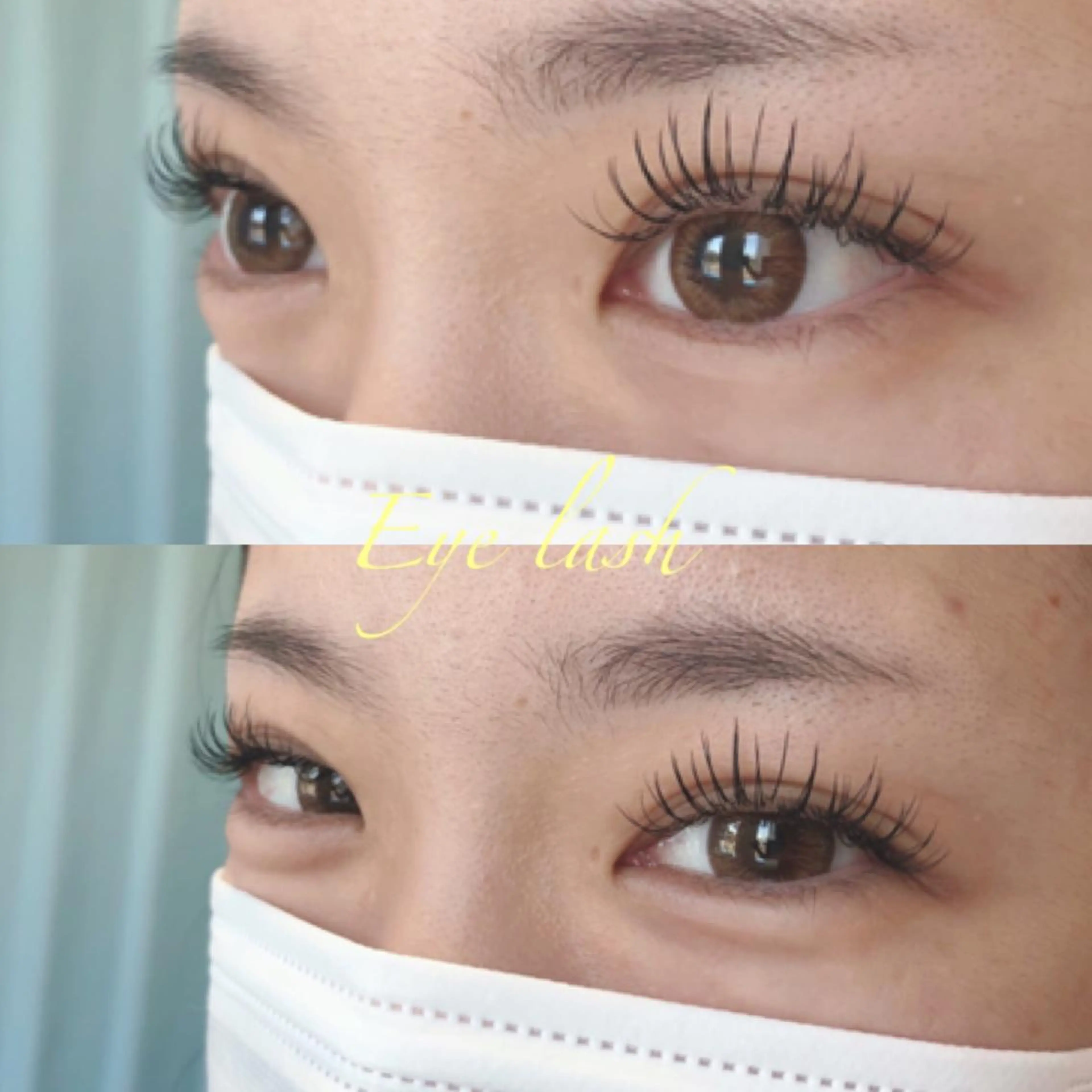 マツエク・マツパ キュート Dカール フラットラッシュ Little 北花田所属・Little 北花田 仲宗根のマツエク・マツパデザイン