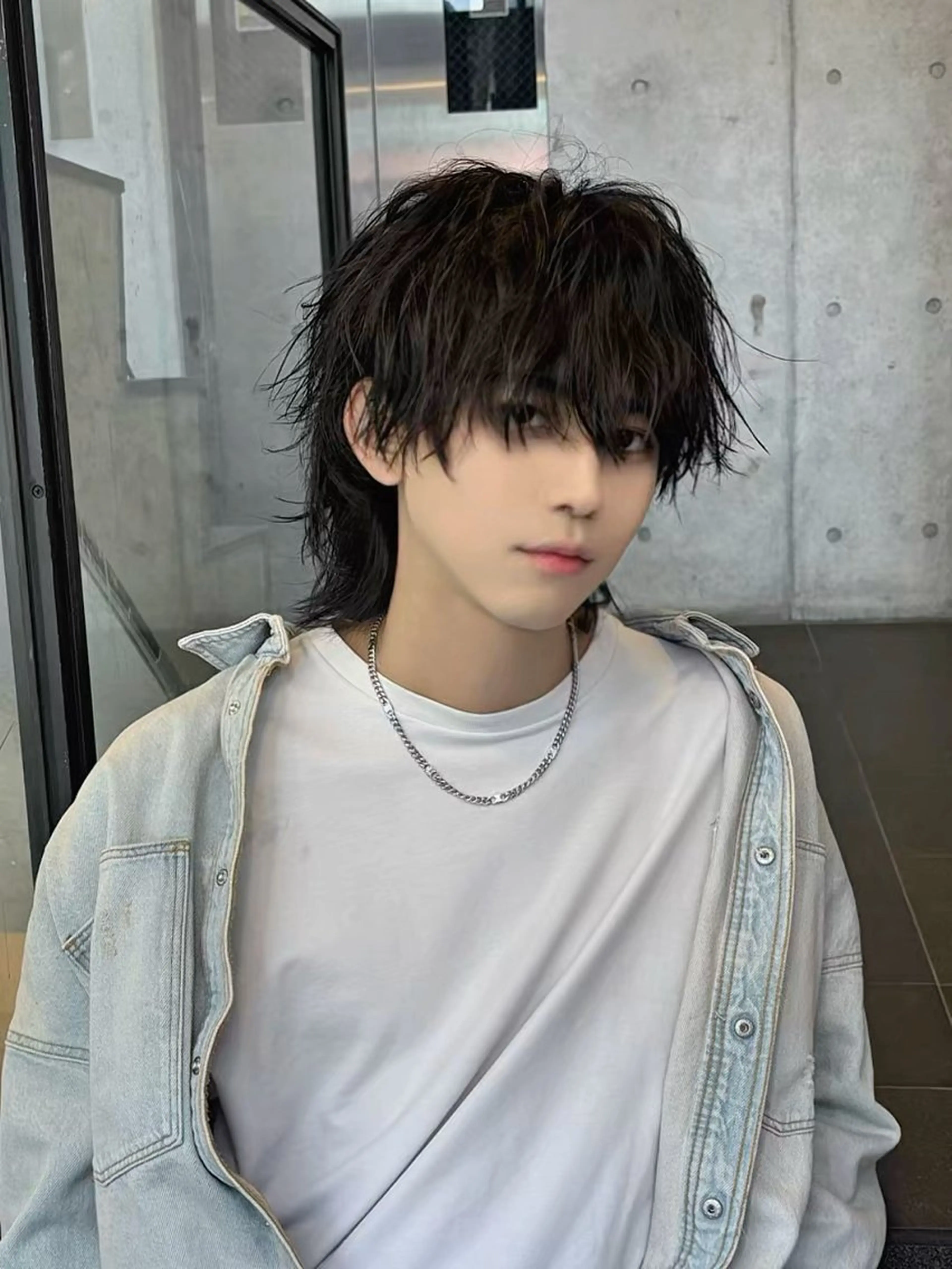 メンズカット＋ケアパーマの写真