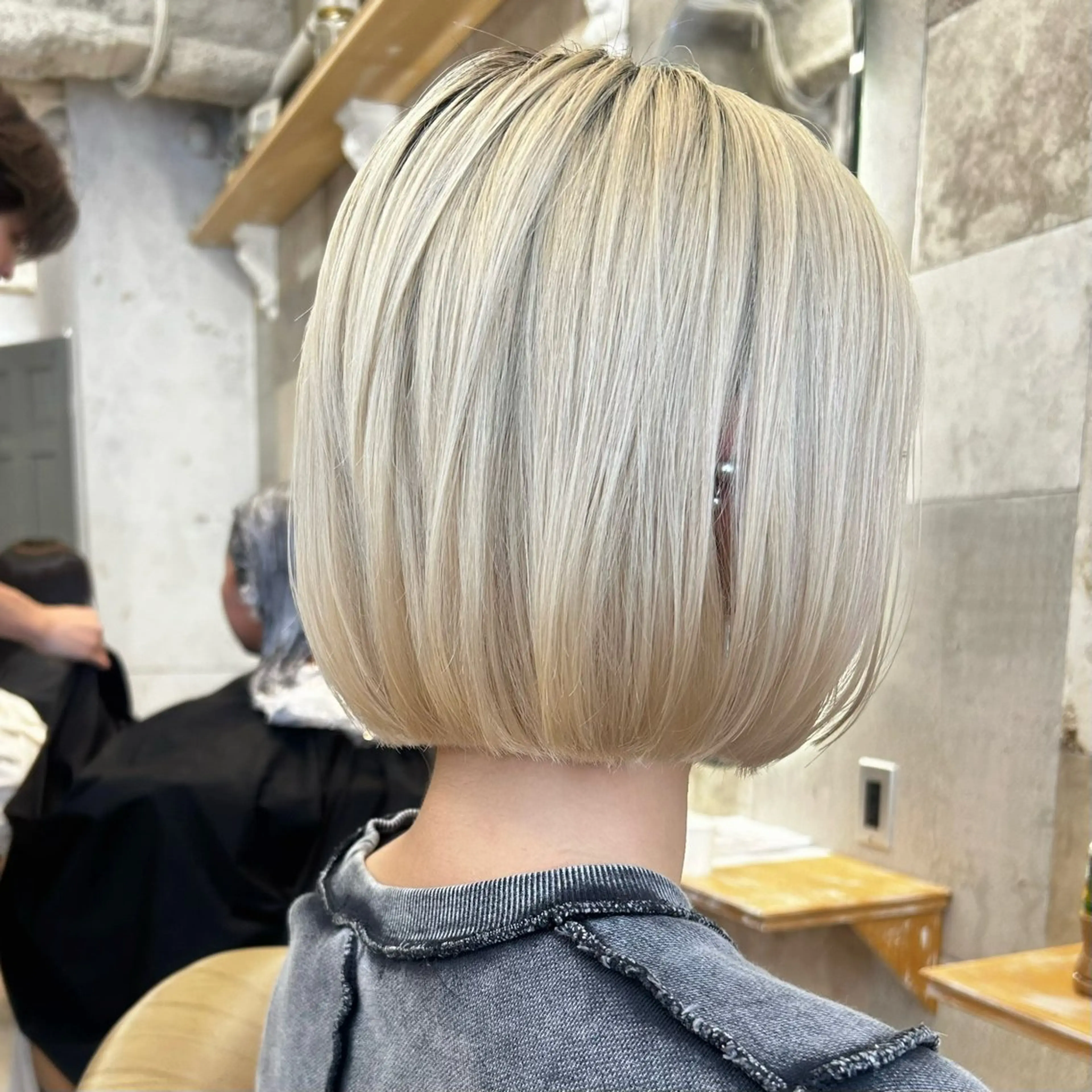 ショート カット ヘアカラー 艶カラー/ボブ /似合わせ/田口愛那のヘアスタイル