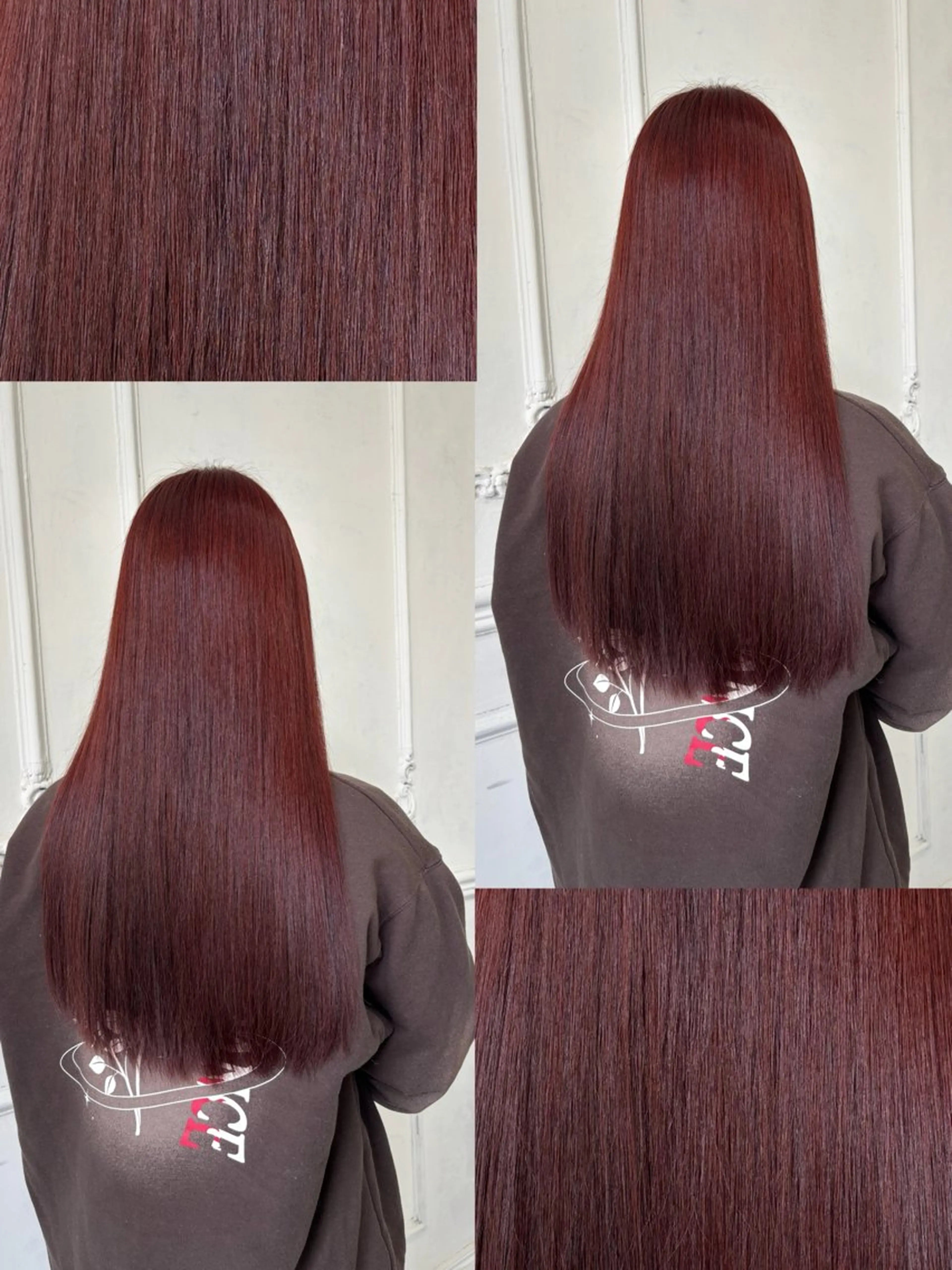 カラー ブリーチ ブリーチなしカラー トリートメント MaisonHALU 松浦光咲のヘアスタイル