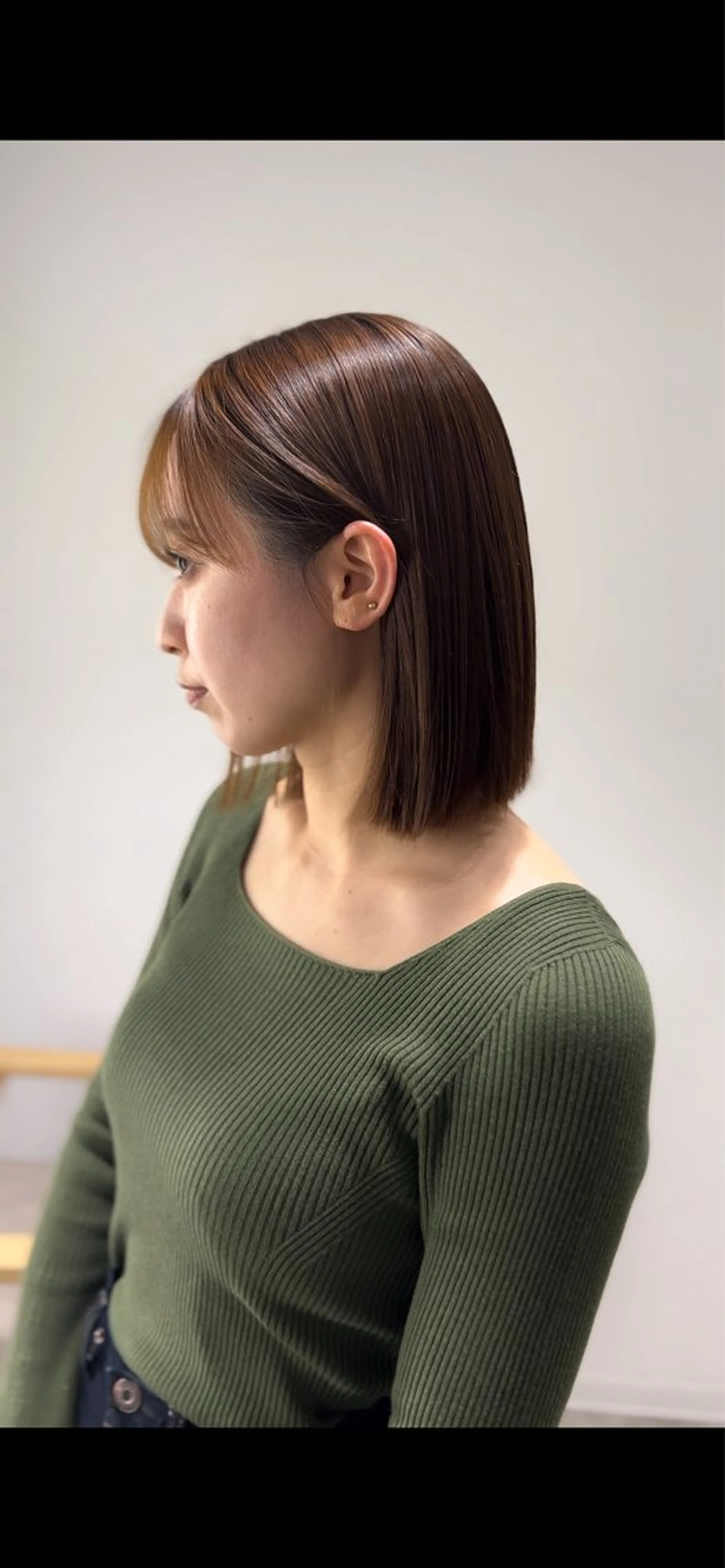 ミディアム 似合わせ前髪/ 小顔カット🎀そうのヘアスタイル