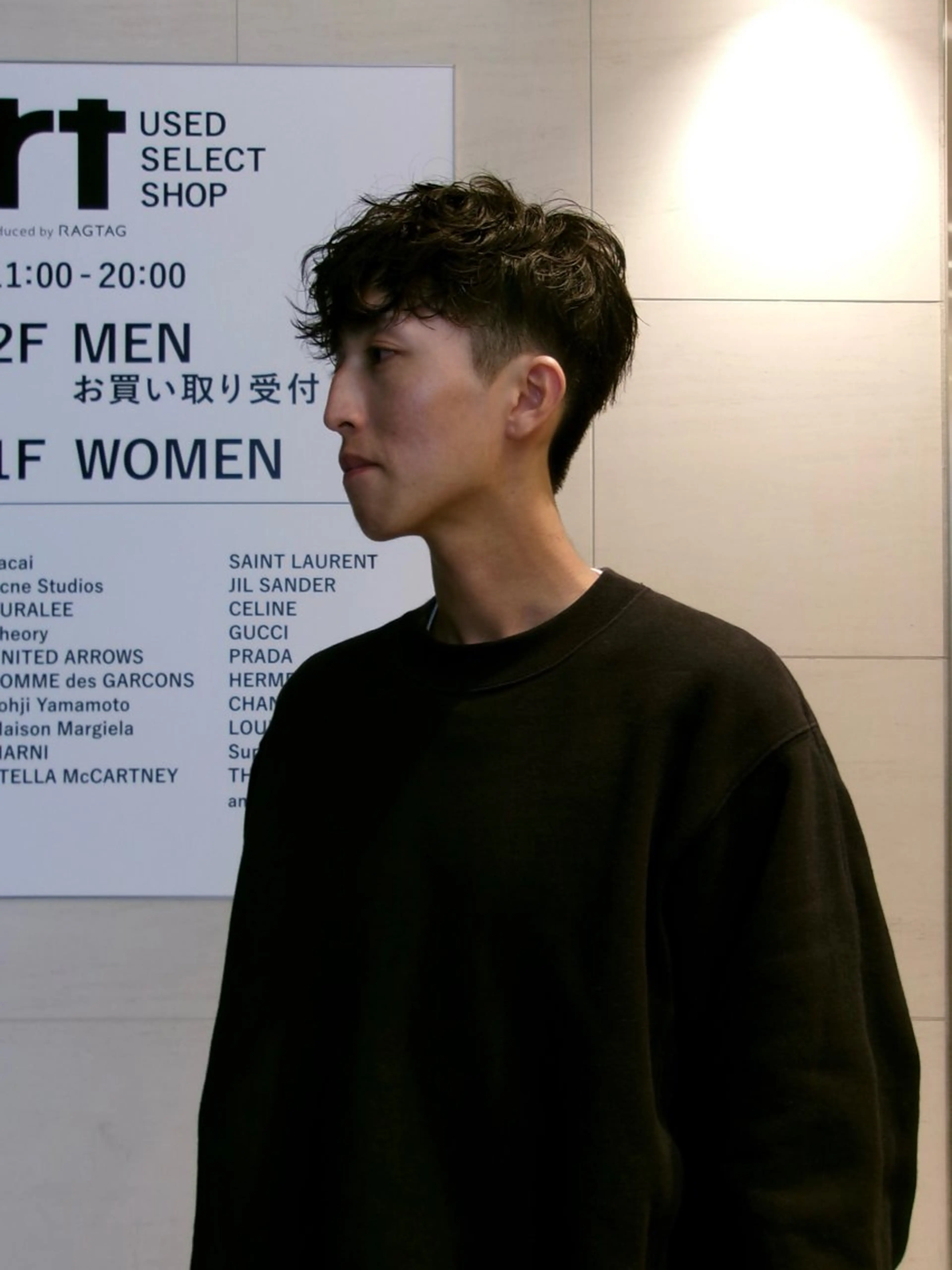 ショート garage.所属・吉田 慎冴/メンズパーマのヘアスタイル