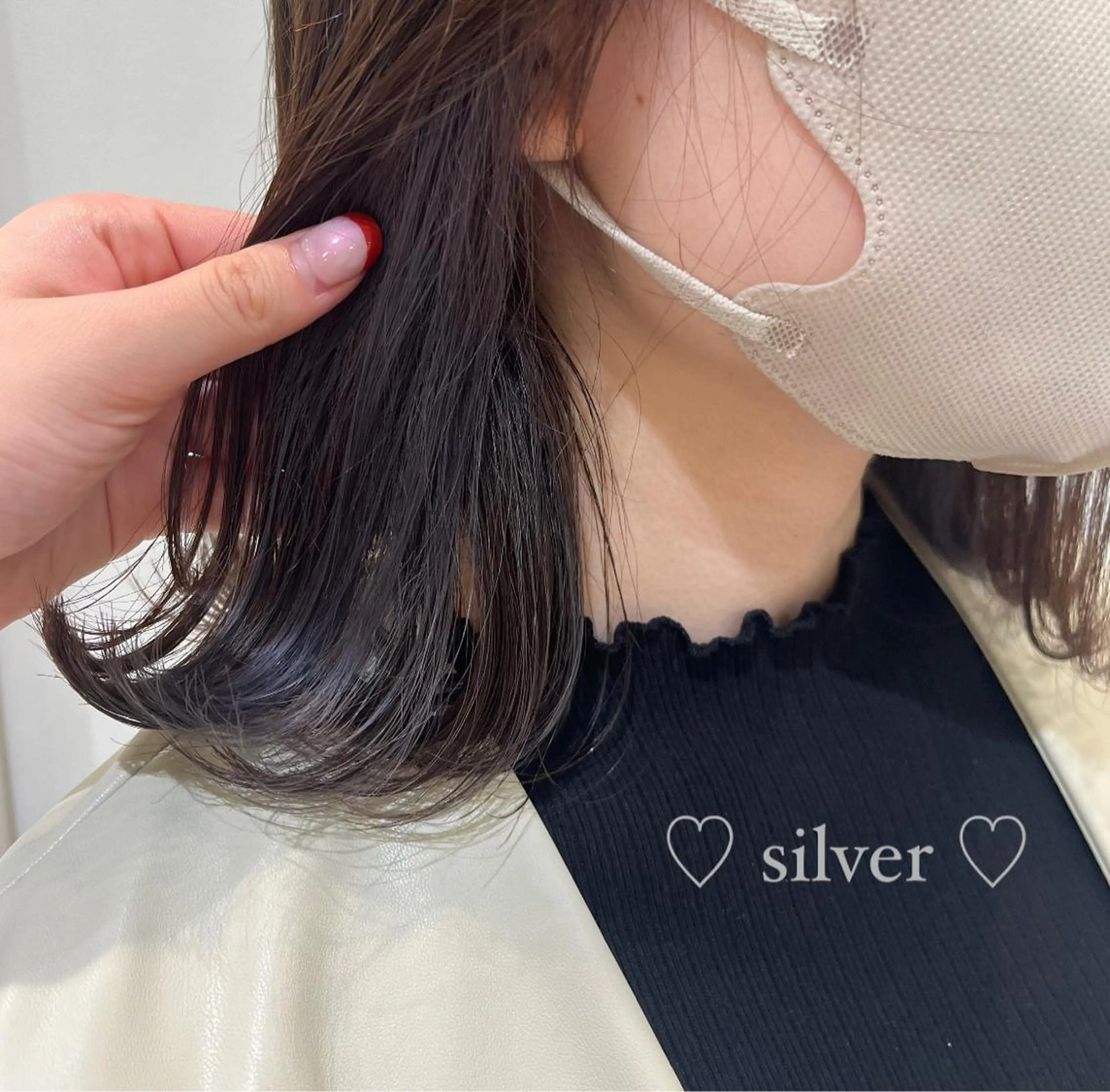 セミロング カラー 🎀tomoka /透明感カラー🎀のヘアスタイル