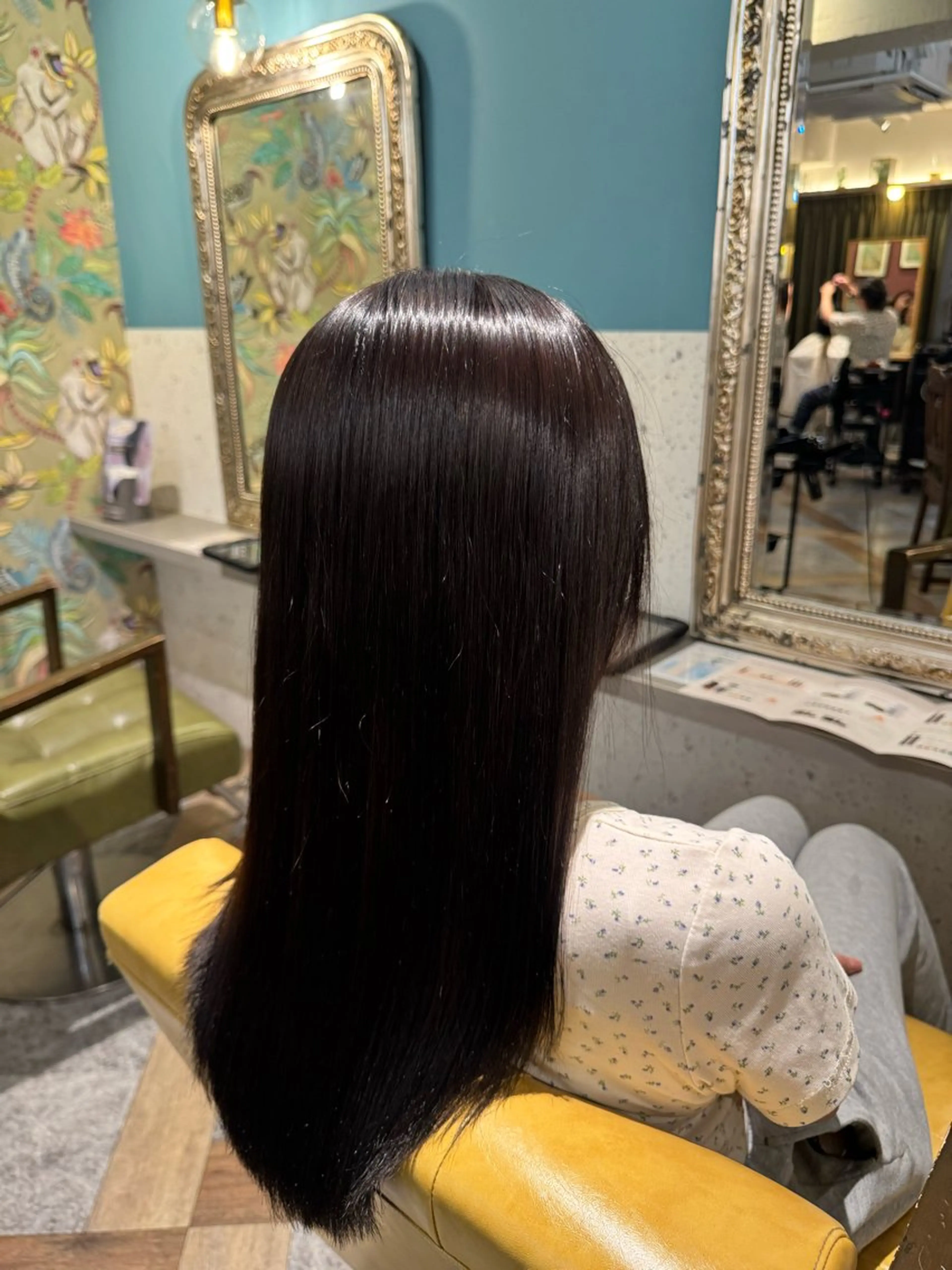 ✨️落ちる暗染めカラー✨️トリートメント相談コースの写真