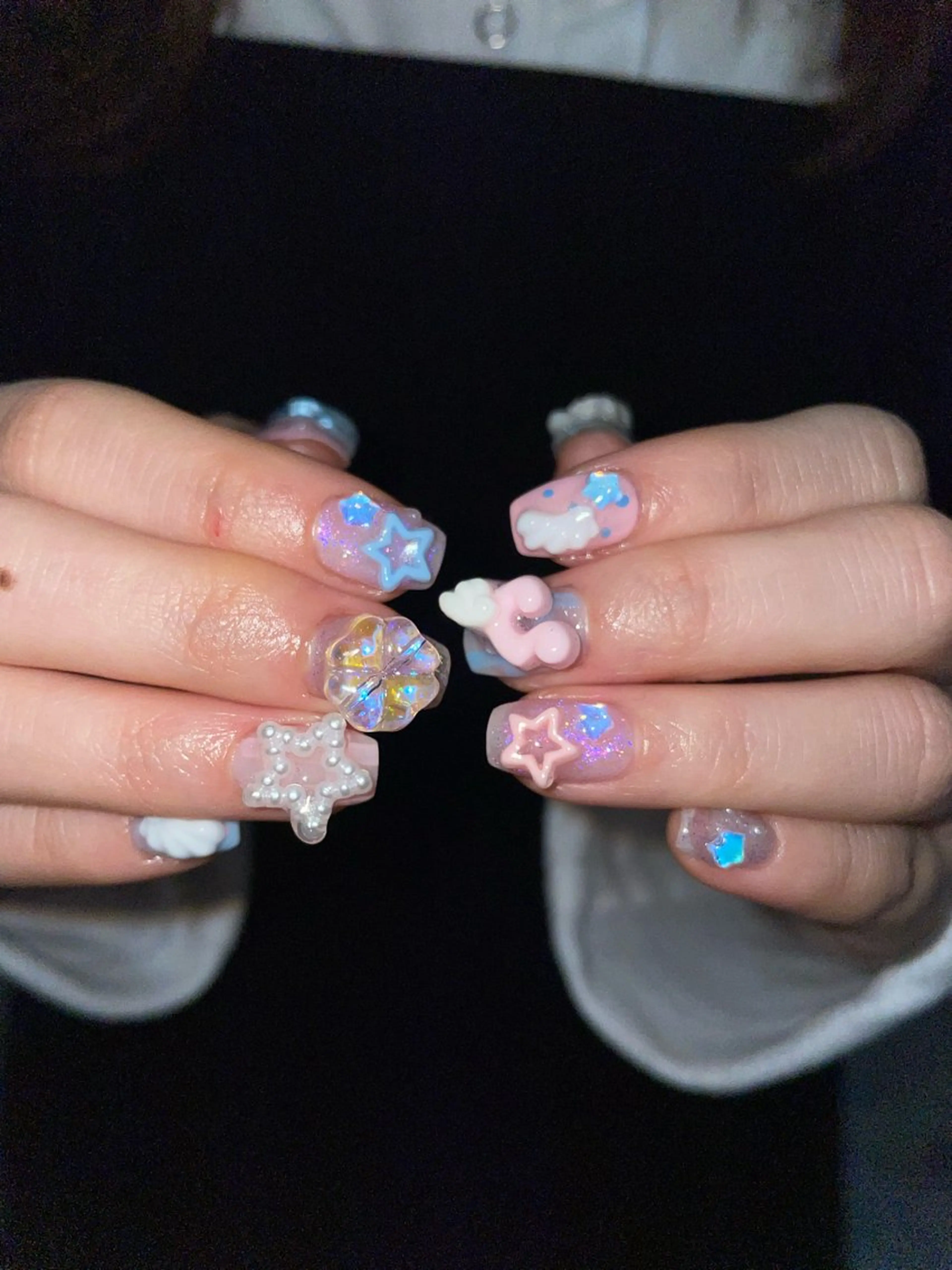 ネイル ハンドネイル GO TODAY 吉祥寺Glint所属・うの 韓国ﾈｲﾙ໒꒱⋆⭒˚のネイルデザイン