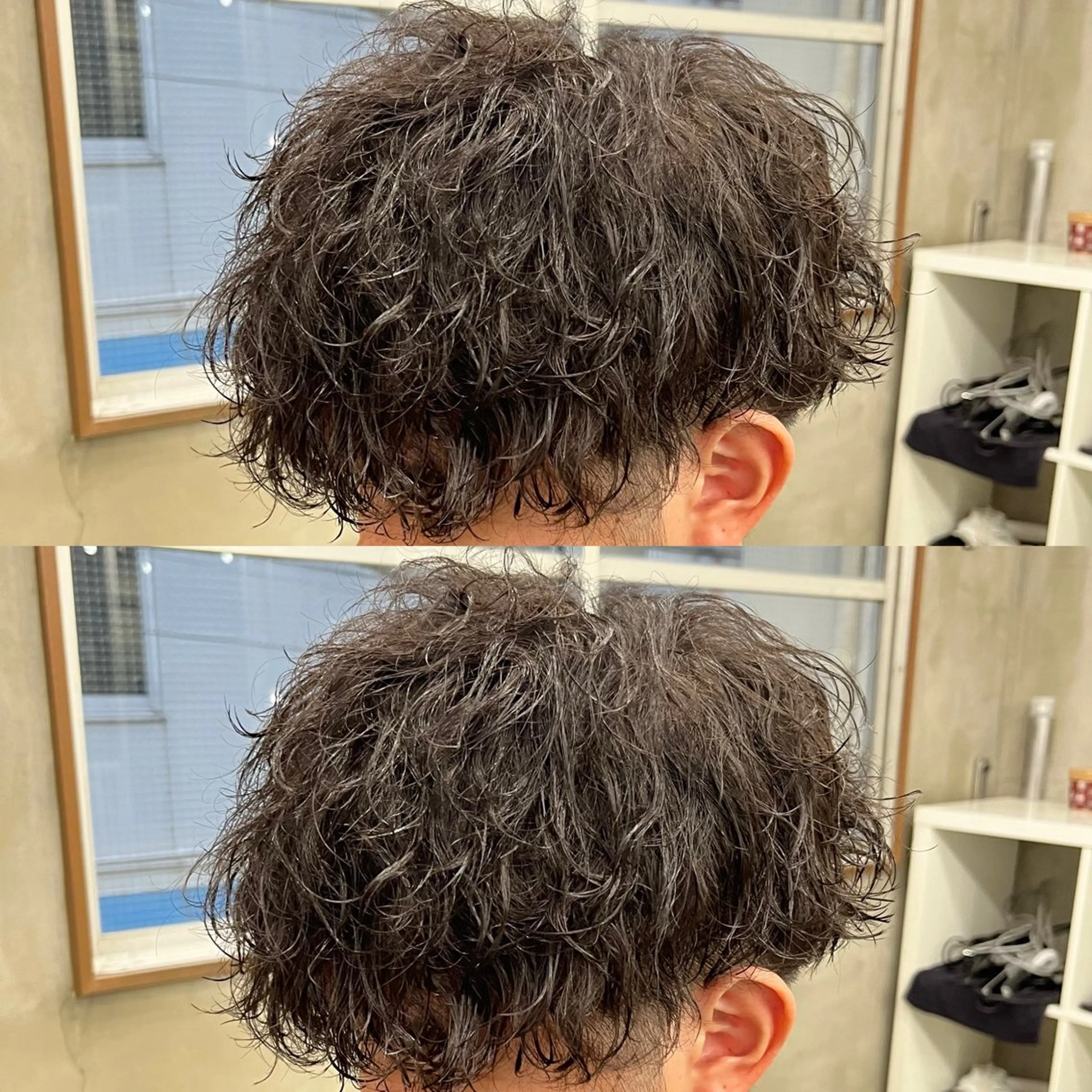 ミディアム パーマ メンズ カット メンズ満足度No.1 代表　北野拓海　蕨のヘアスタイル