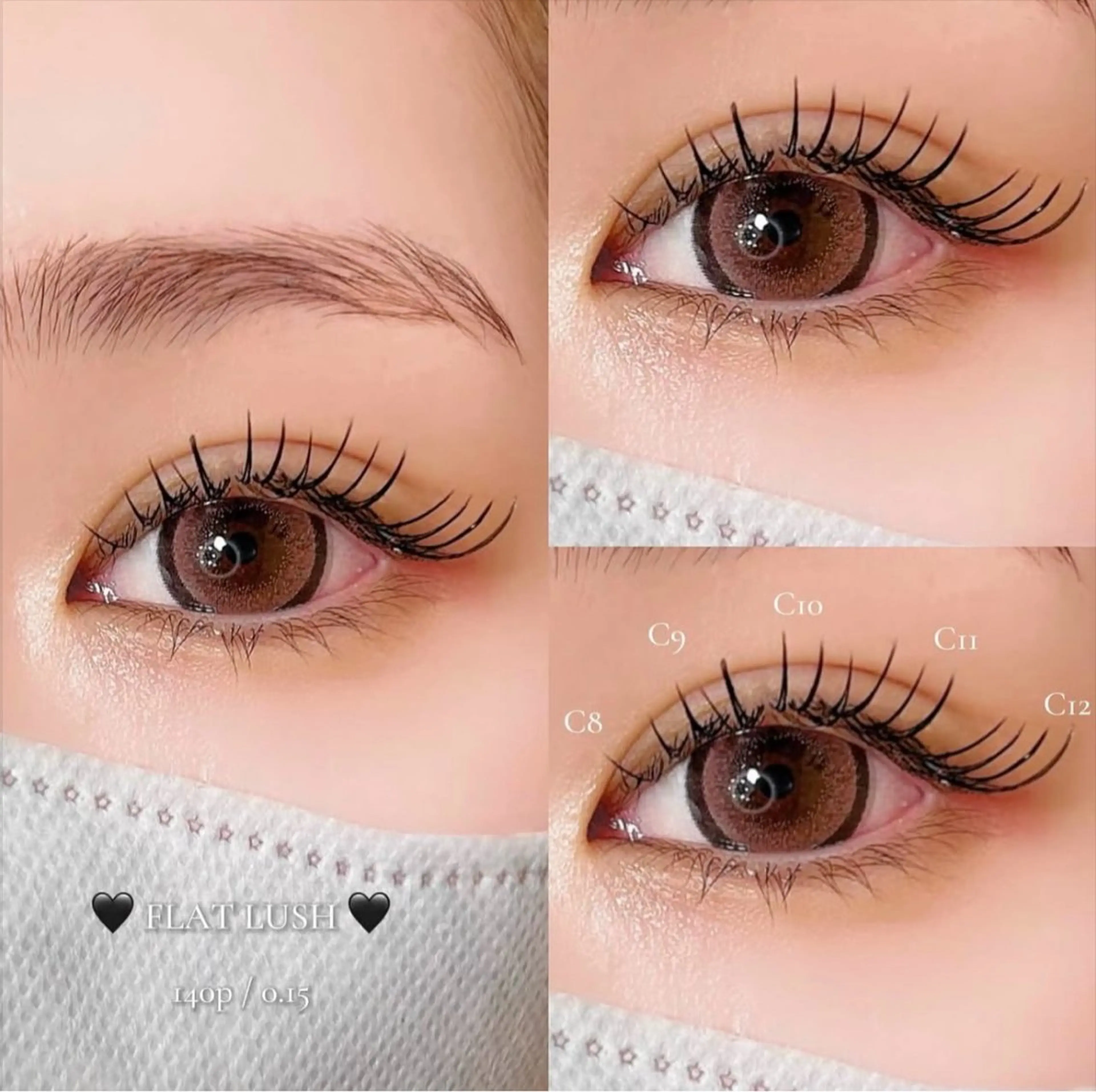 マツエク・マツパ 束感まつ毛 フラットラッシュ 韓国風マツエク マツパ pu'uwai所属・【Pu'uwai】 ricoのマツエク・マツパデザイン