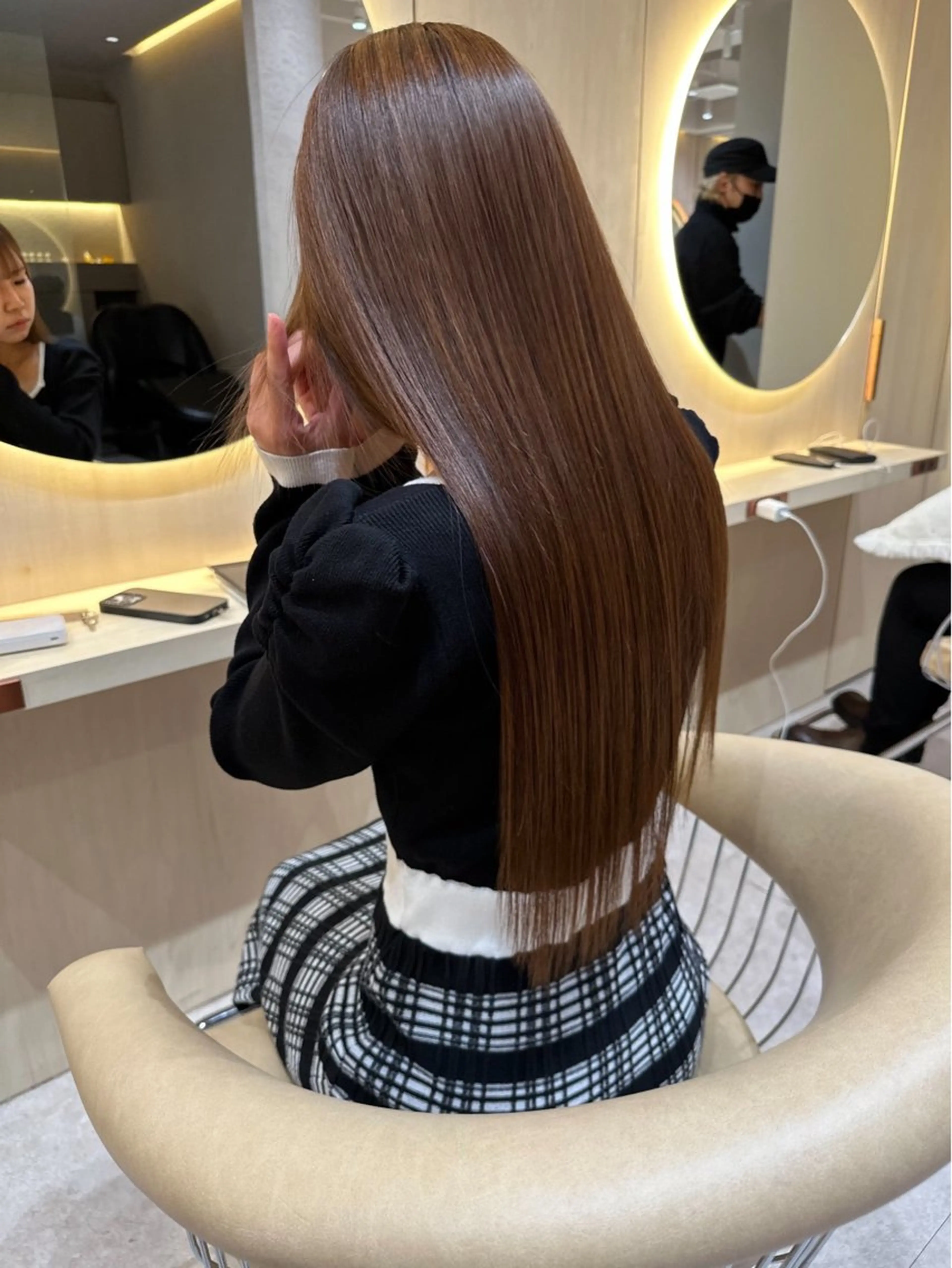 《ポイントで綺麗に》前髪のみ縮毛矯正の写真